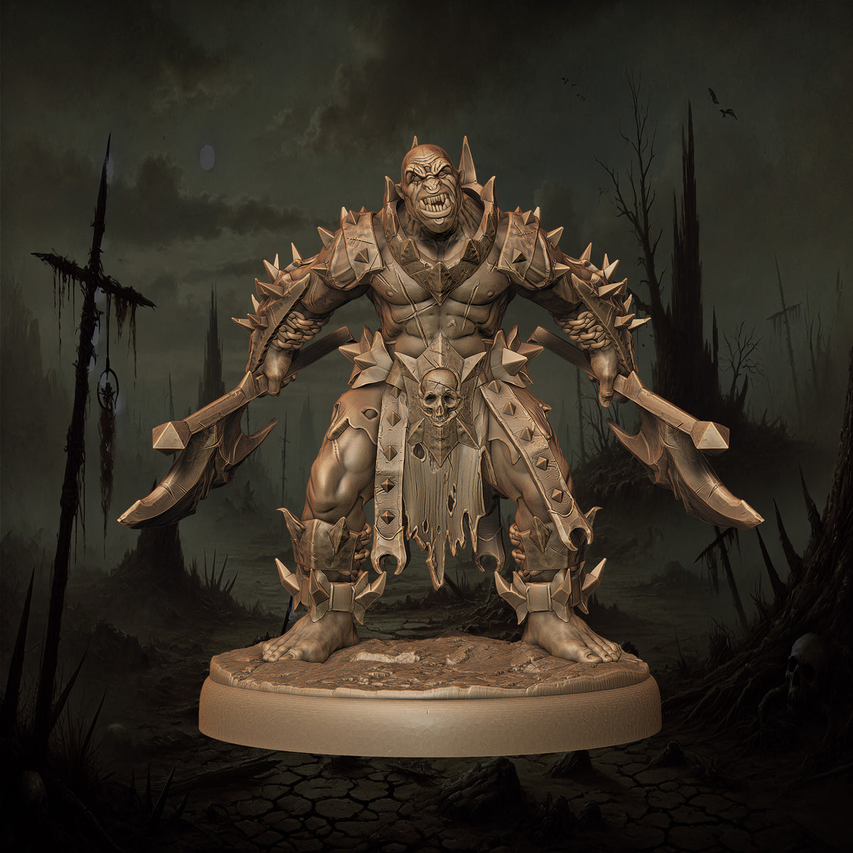 Monolith Arts - Orcs - Berserker #3 - DnD/TTRPG Figure/Miniature