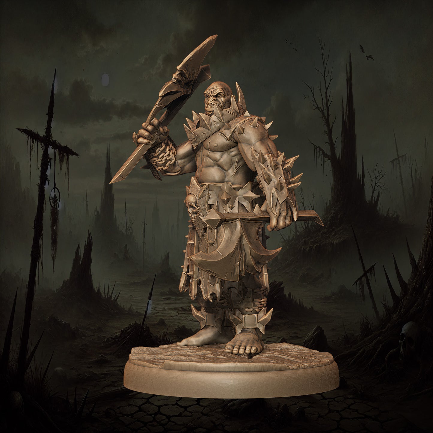 Monolith Arts - Orcs - Berserker #5 - DnD/TTRPG Figure/Miniature
