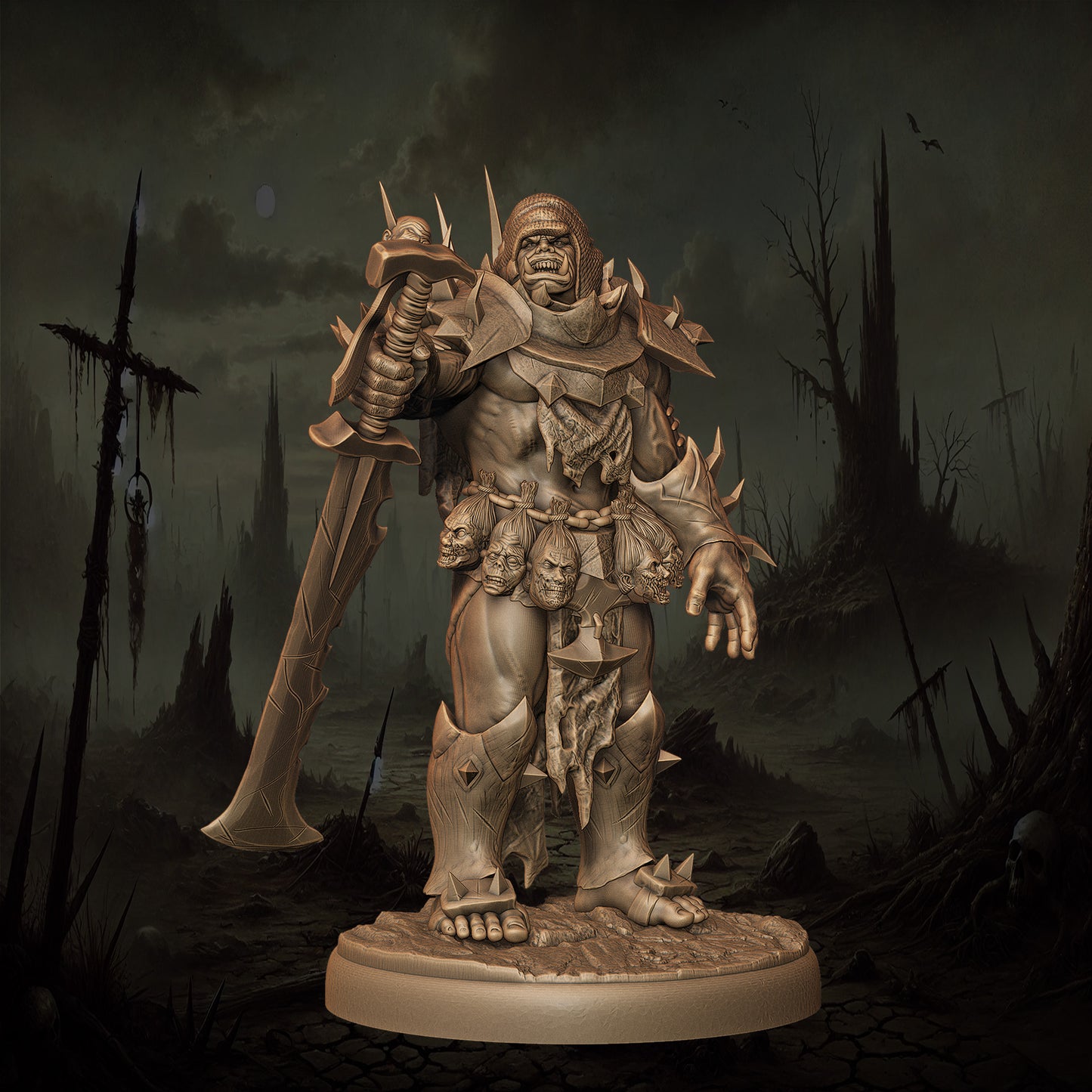 Monolith Arts - Orcs - Bloodmaster #9 - DnD/TTRPG Figure/Miniature