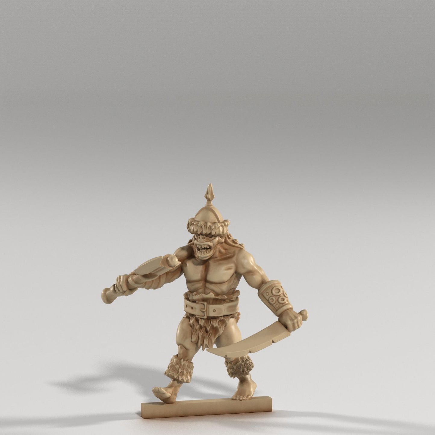 Medusa Miniatures - Orc Elite Club - DnD/TTRPG/Roleplaying/Wargames