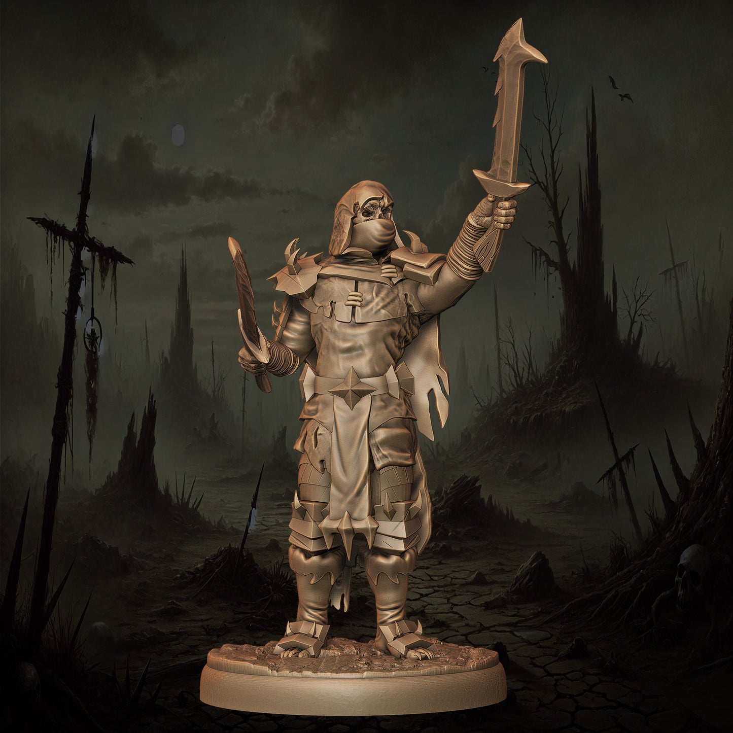 Monolith Arts - Orcs - Rogue Champion - DnD/TTRPG Figure/Miniature