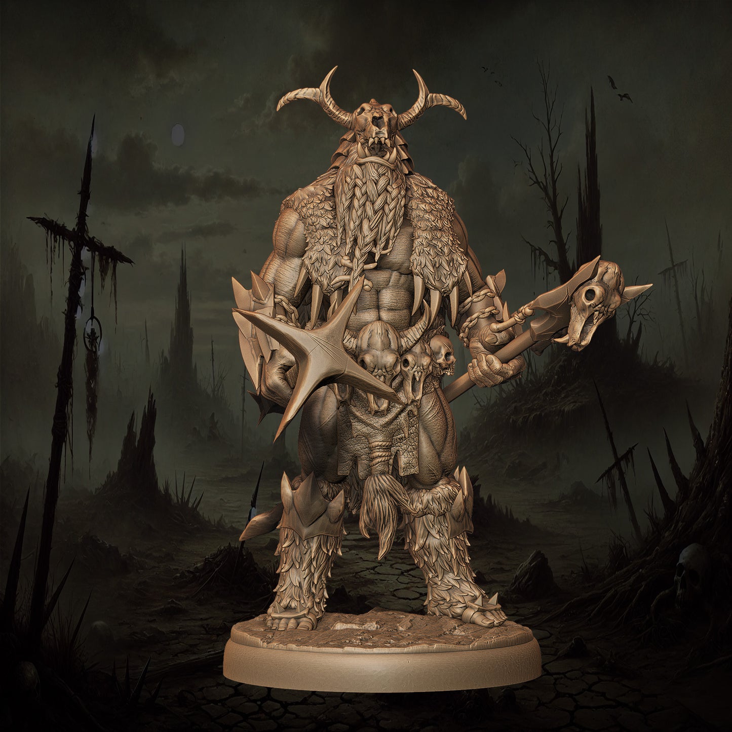 Monolith Arts - Orcs - Shaman #2 - DnD/TTRPG Figure/Miniature