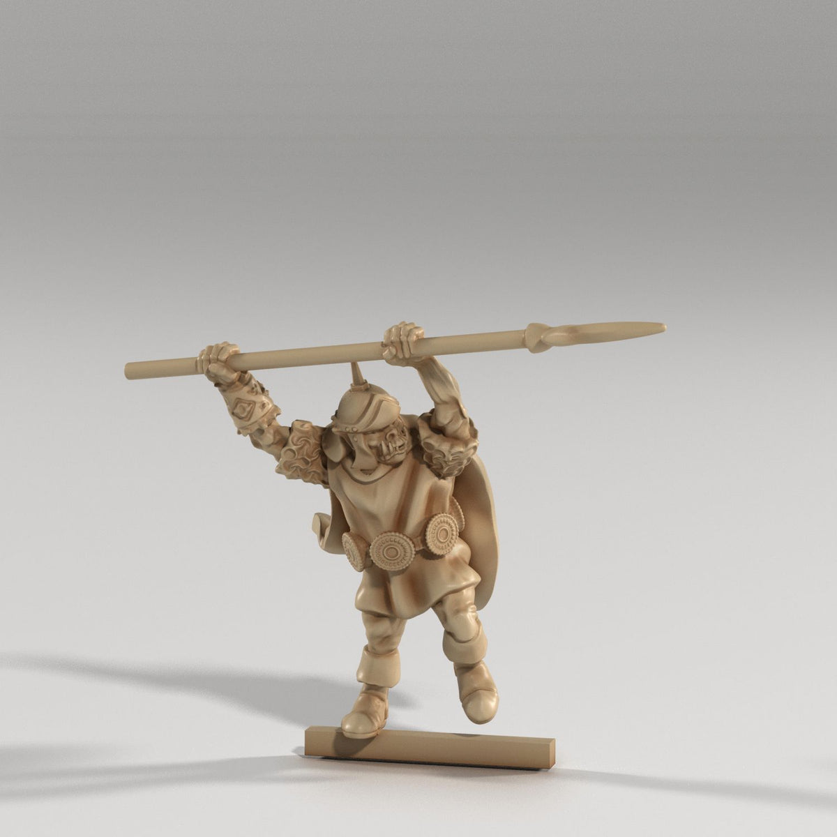 Medusa Miniatures - Orc Soldier Spear #1 - DnD/TTRPG/Roleplaying/Wargames