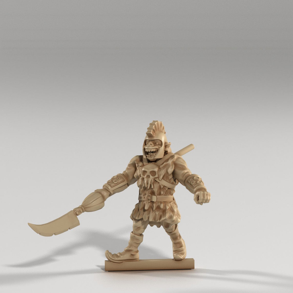 Medusa Miniatures - Orc Soldier Spear #2 - DnD/TTRPG/Roleplaying/Wargames