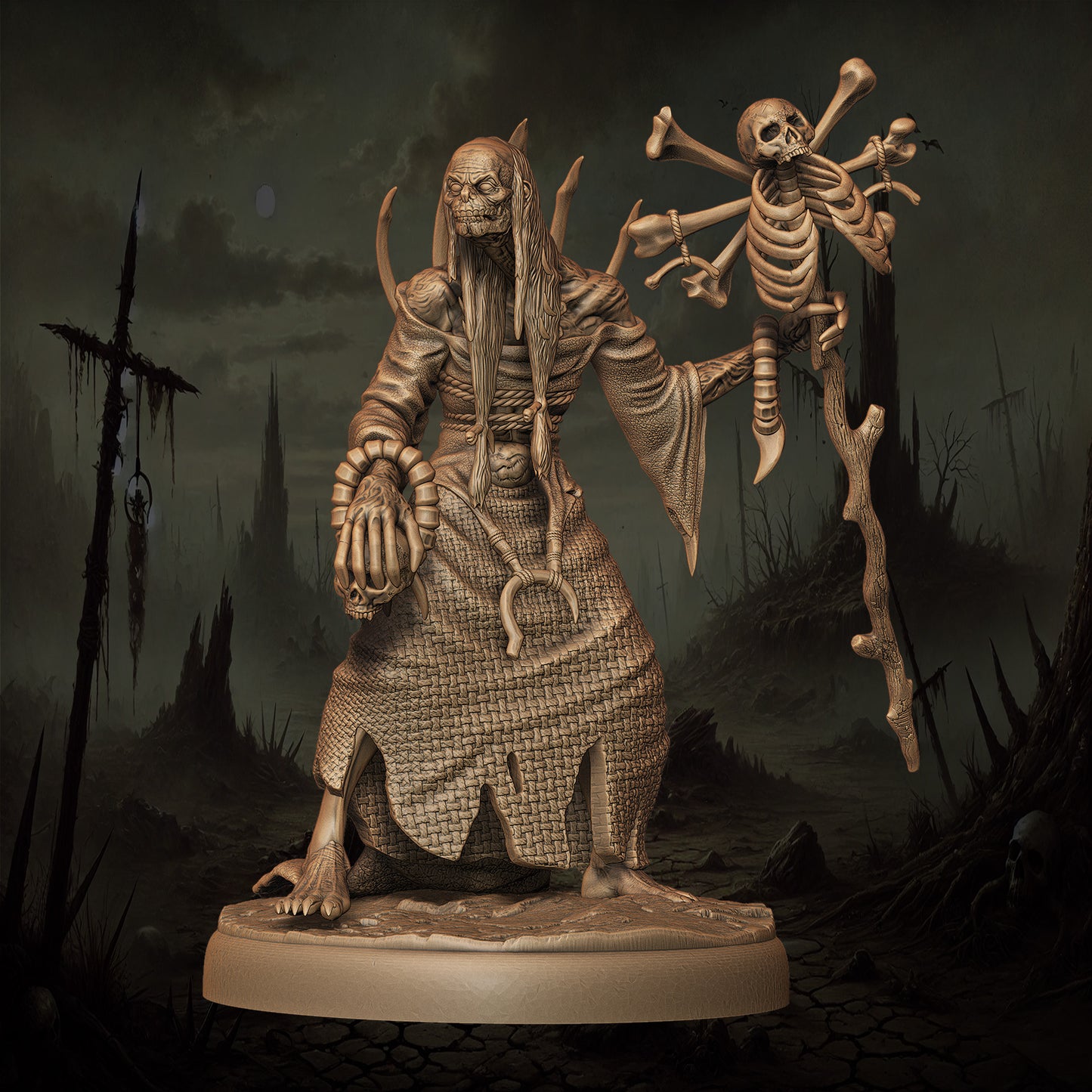 Monolith Arts - Orcs - Warlock #2 - DnD/TTRPG Figure/Miniature