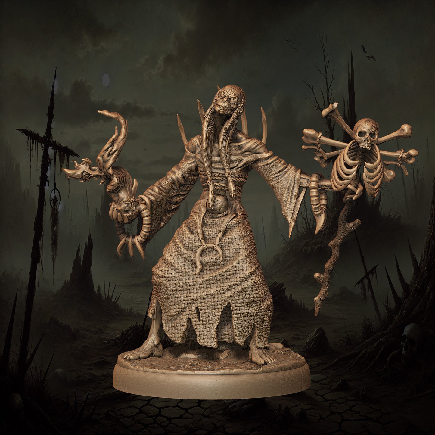 Monolith Arts - Orcs - Warlock #6 - DnD/TTRPG Figure/Miniature