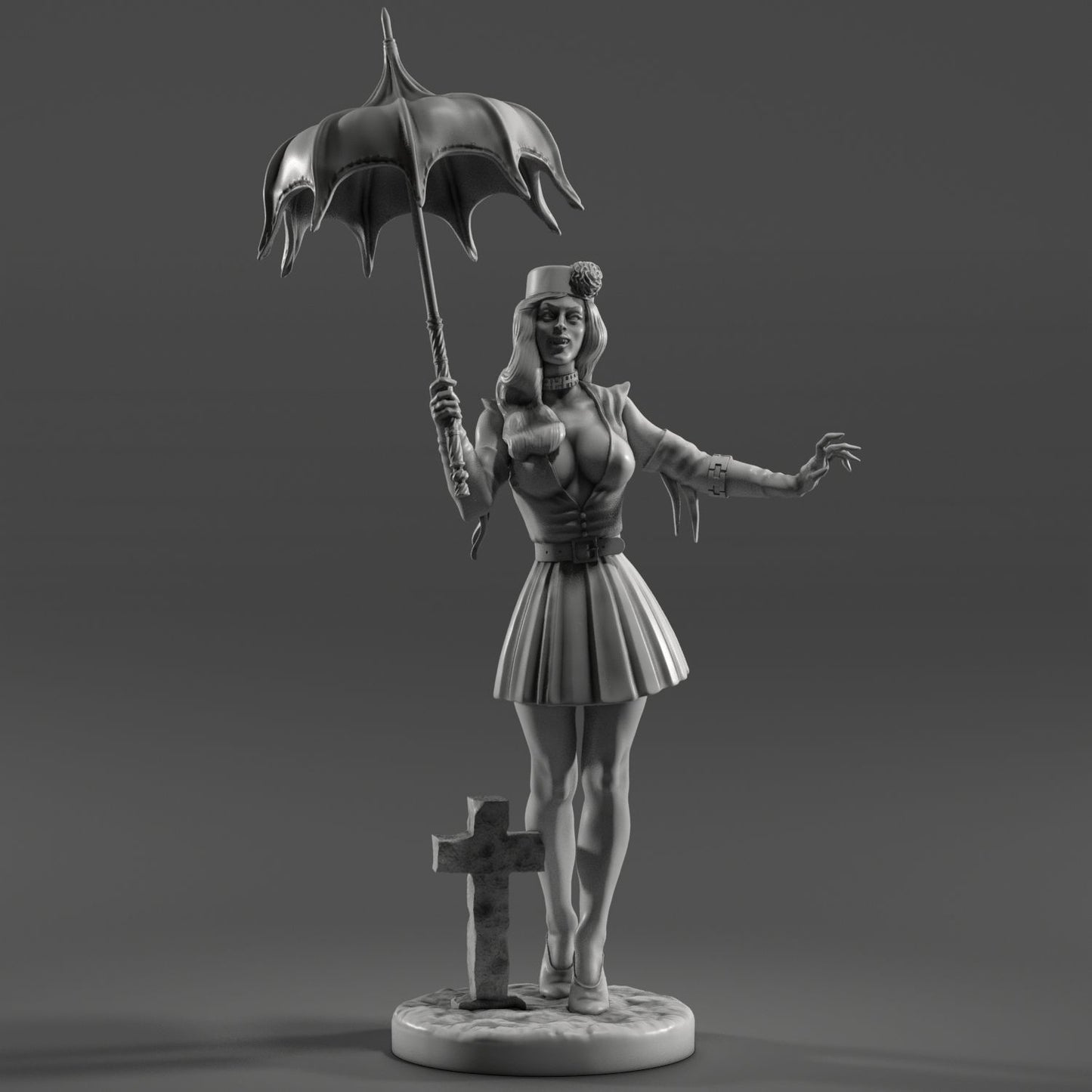 Medusa Miniatures - Halloween Vampire - 75mm Pin Up/Figure/Model/Diorama