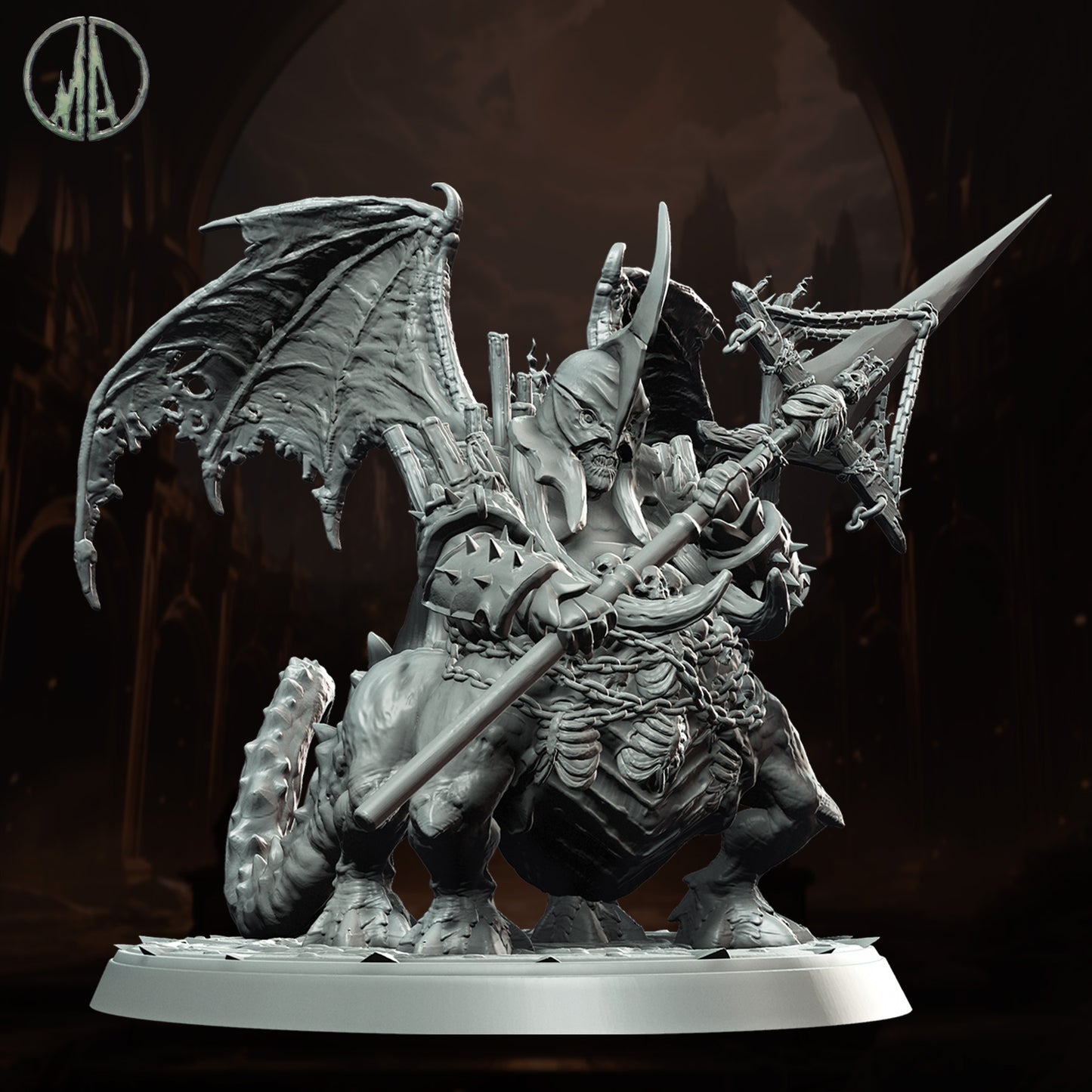 Monolith Arts - Underworld Creatures - Pit Lord #1 - DnD/TTRPG Figure/Miniature