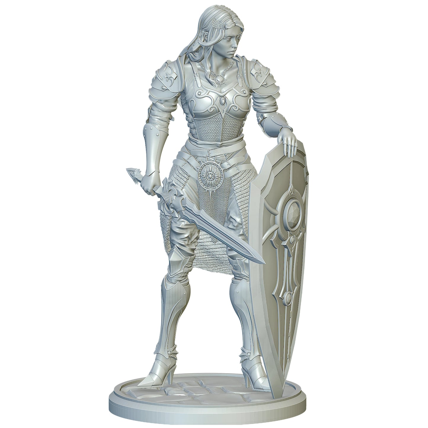 3darts - Beatrix, Paladin of the Crown - 32/75/120mm Pin Up/Figure/Model/Diorama