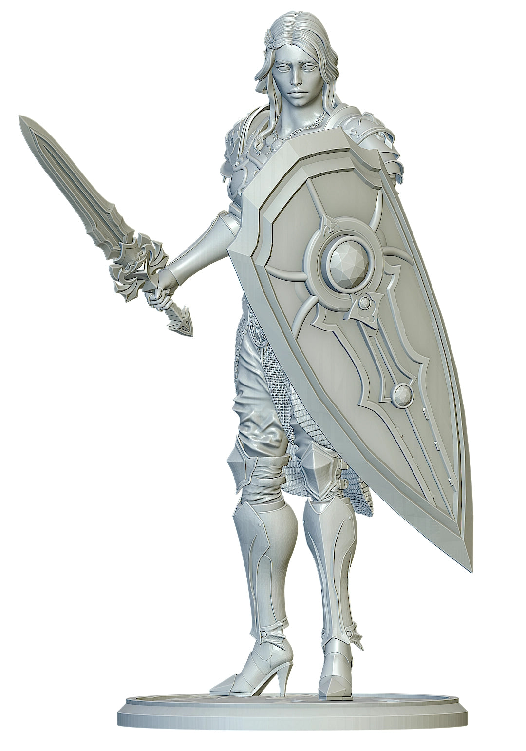 3darts - Beatrix, Paladin of the Crown - 32/75/120mm Pin Up/Figure/Model/Diorama