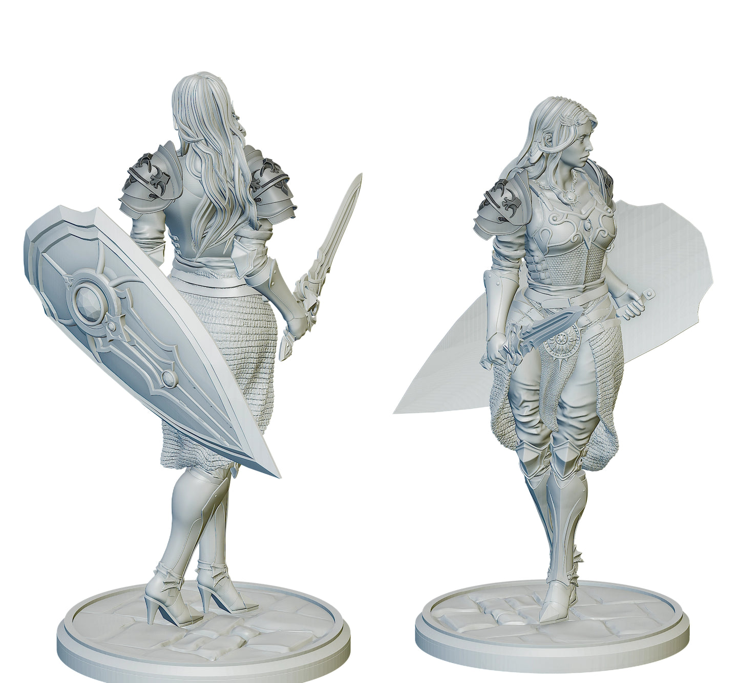 3darts - Beatrix, Paladin of the Crown - 32/75/120mm Pin Up/Figure/Model/Diorama
