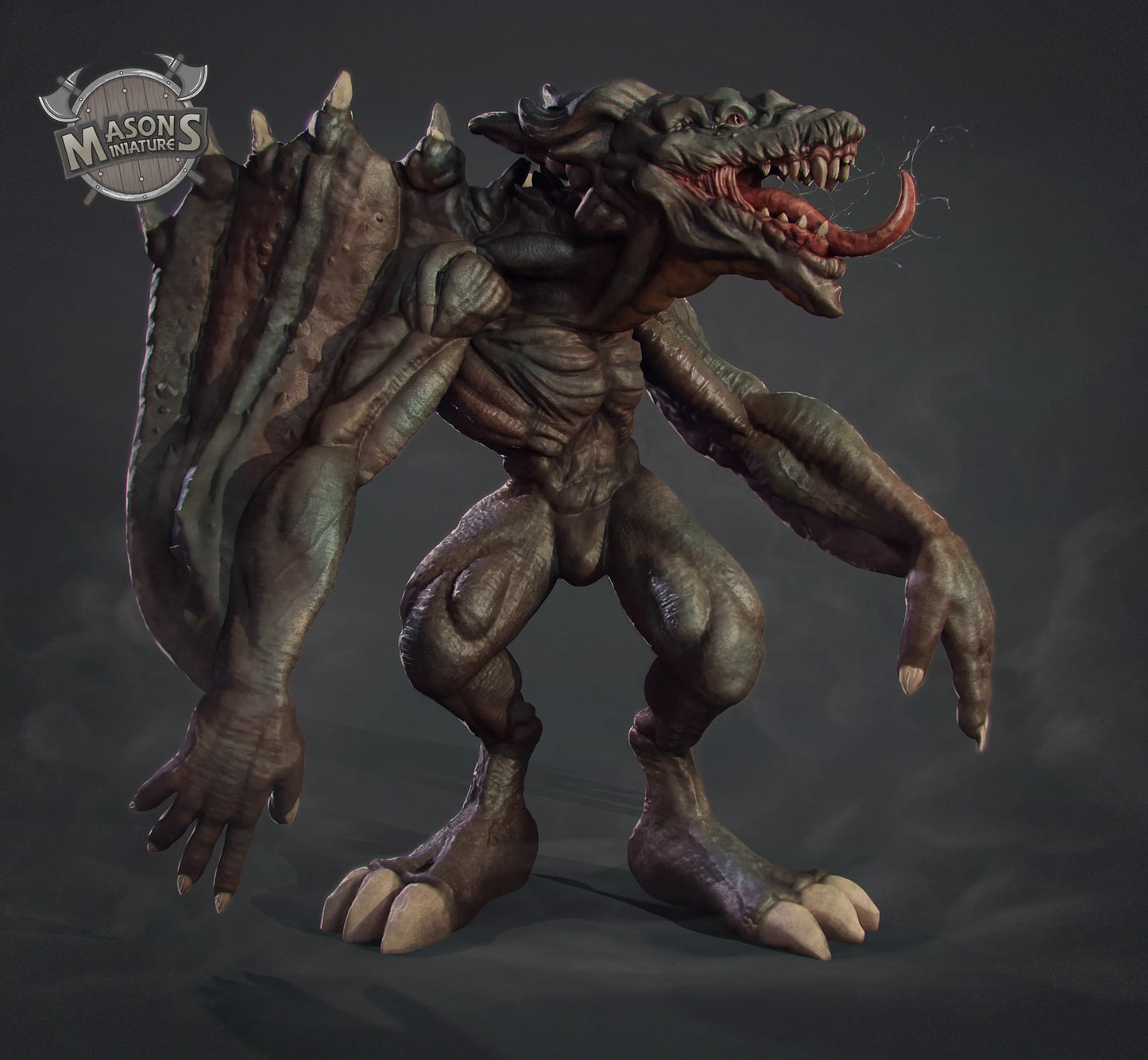 Masons Miniatures - Abyss Dwellers - Pteranodon - DnD/TTRPG Figure/Miniature