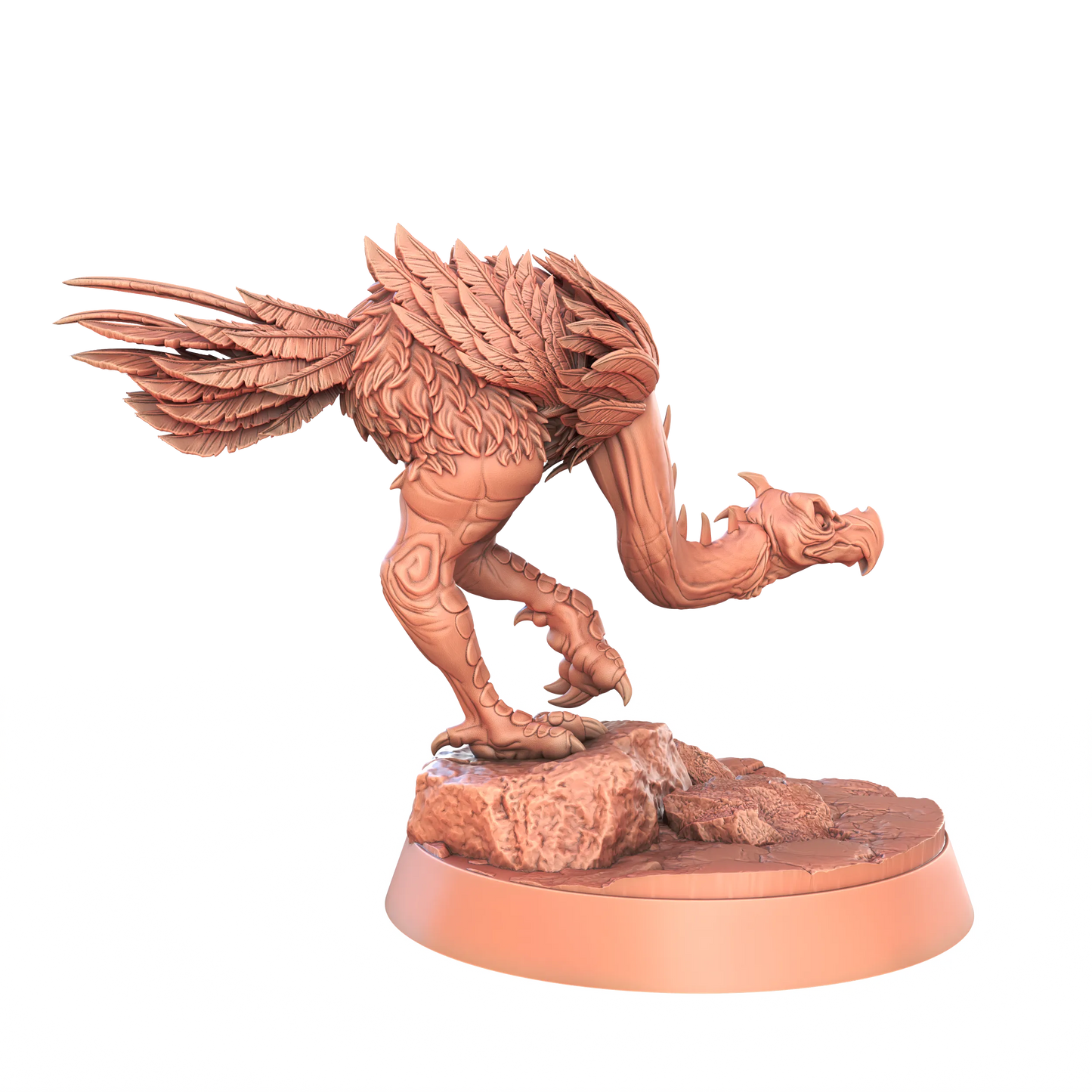 STL Miniatures - Axe Beak #2 - DnD/TTRPG Figure/Miniature