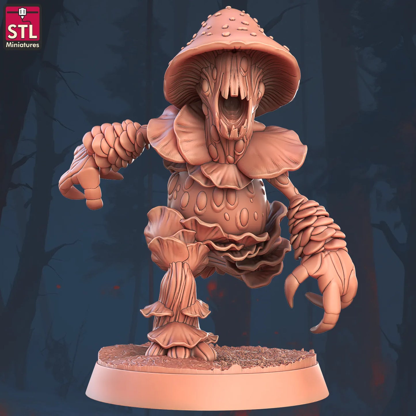 STL Miniatures - Myconids - DnD/TTRPG Figure/Miniature