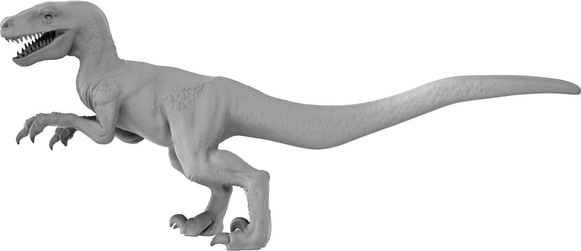 Dinoworld - Kingdoms #2 - Velociraptor #1 - DnD/Pathfinder/TTRPG Figure