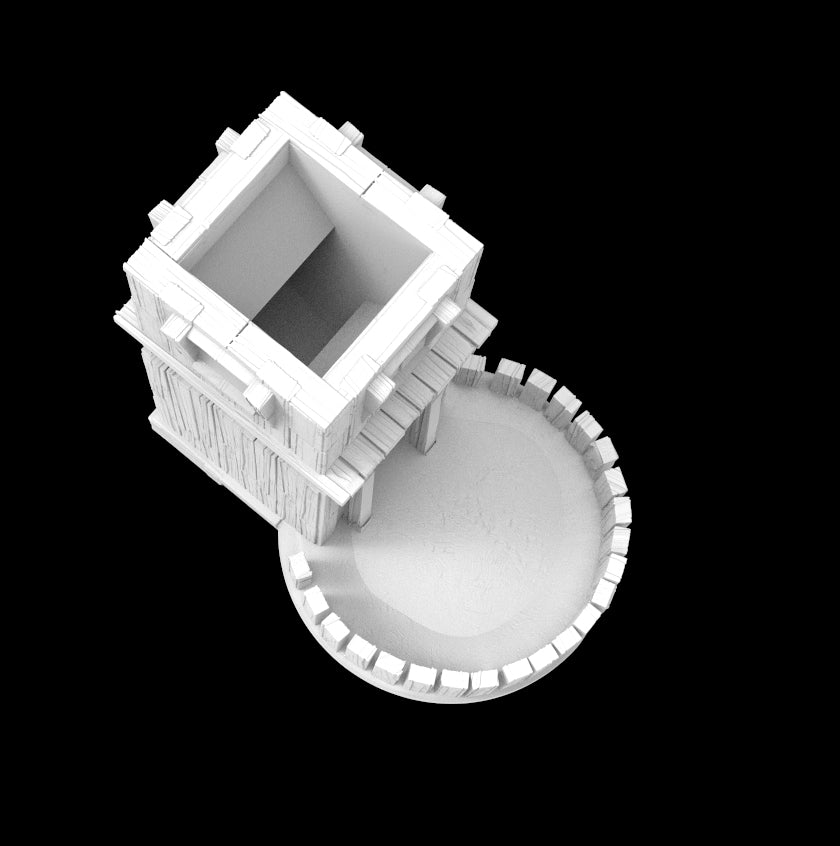 Possibly Cool Dice Tower - Classic Village - DnD/TTRPG/Roleplaying/Wargames