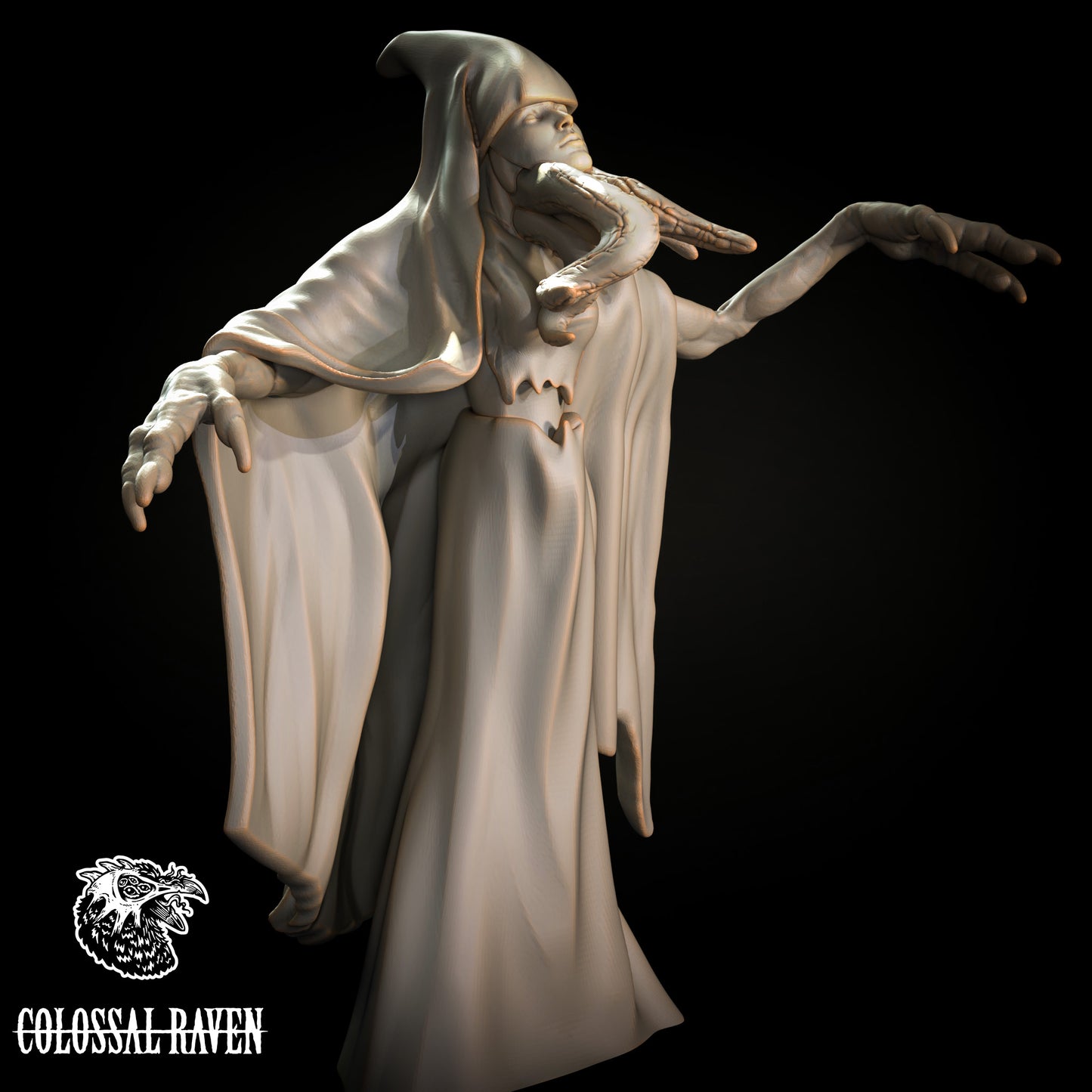 Colossal Raven - Demon #3 - DnD/Pathfinder/TTRPG Figure