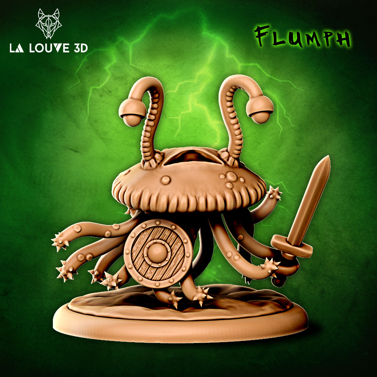 La Louve - Dangerous Monsters #2 - Flumph - DnD/TTRPG Figure/Miniature