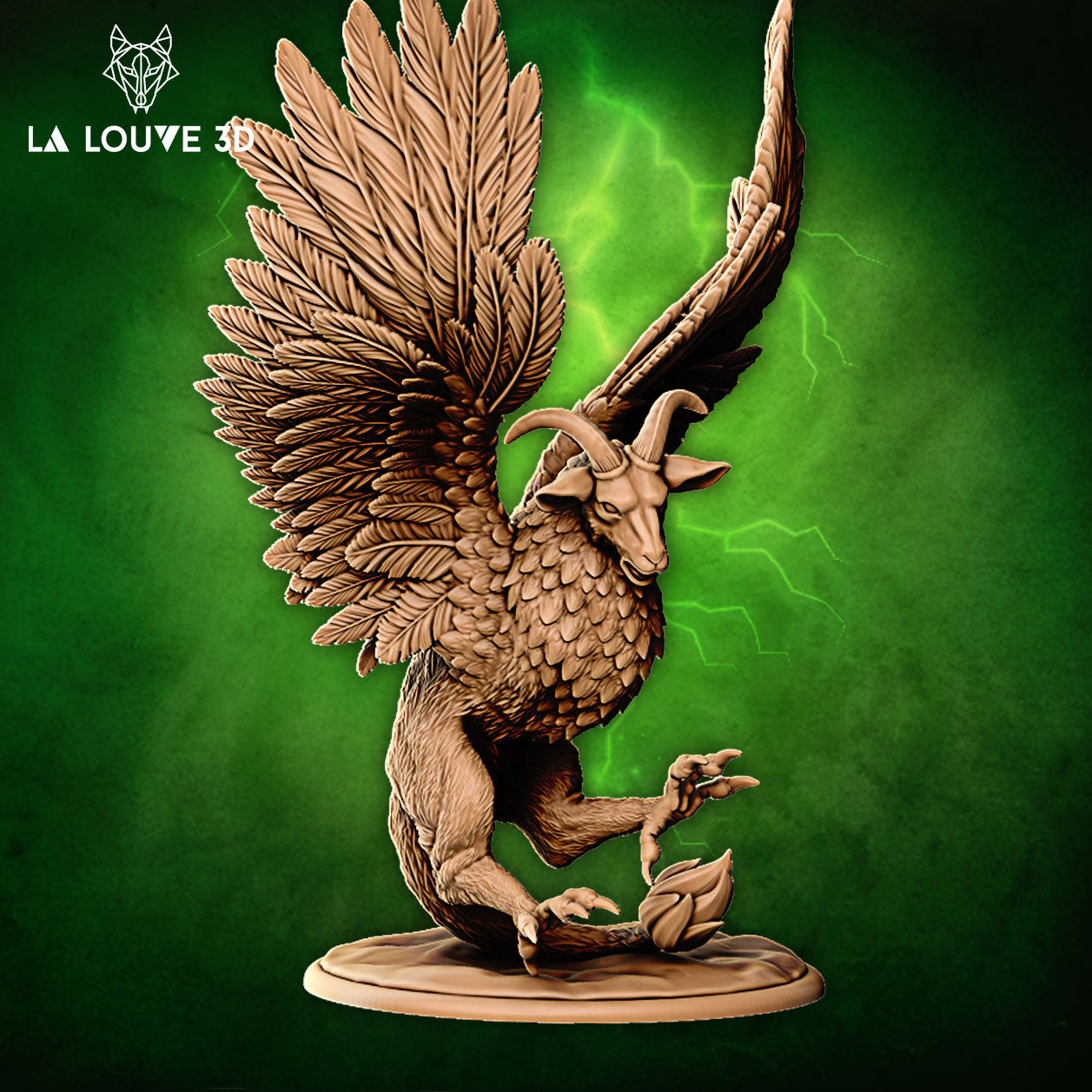 La Louve - Dangerous Monsters #2 - Peryton - DnD/TTRPG Figure/Miniature