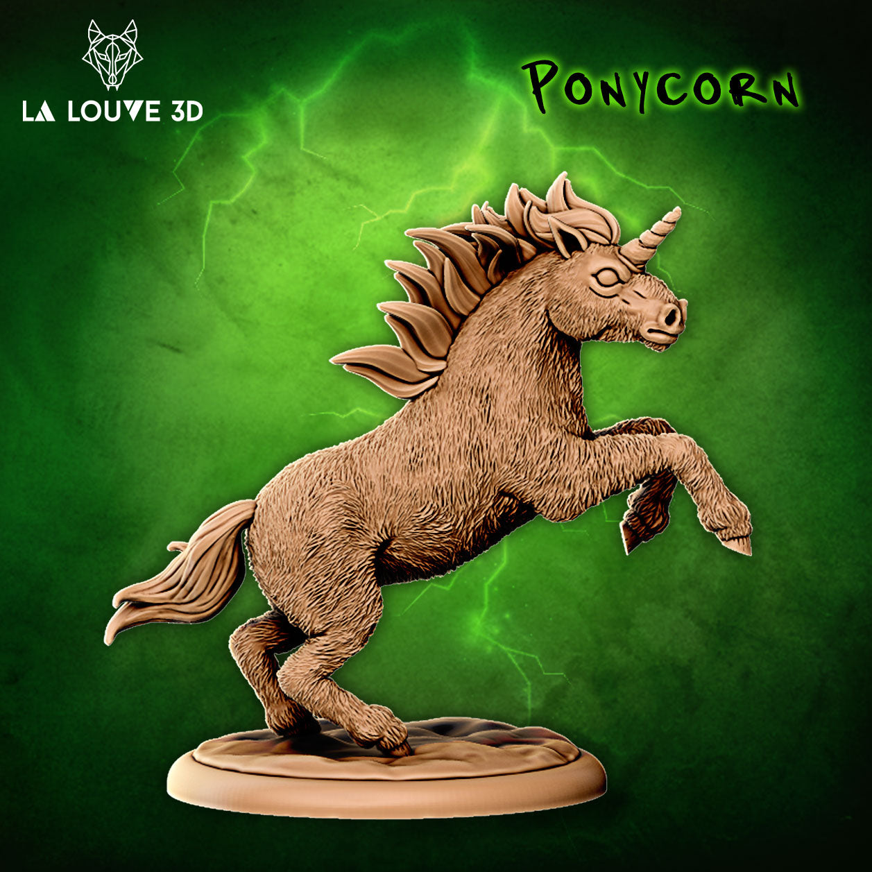 La Louve - Dangerous Monsters #2 - Ponycorn - DnD/TTRPG Figure/Miniature