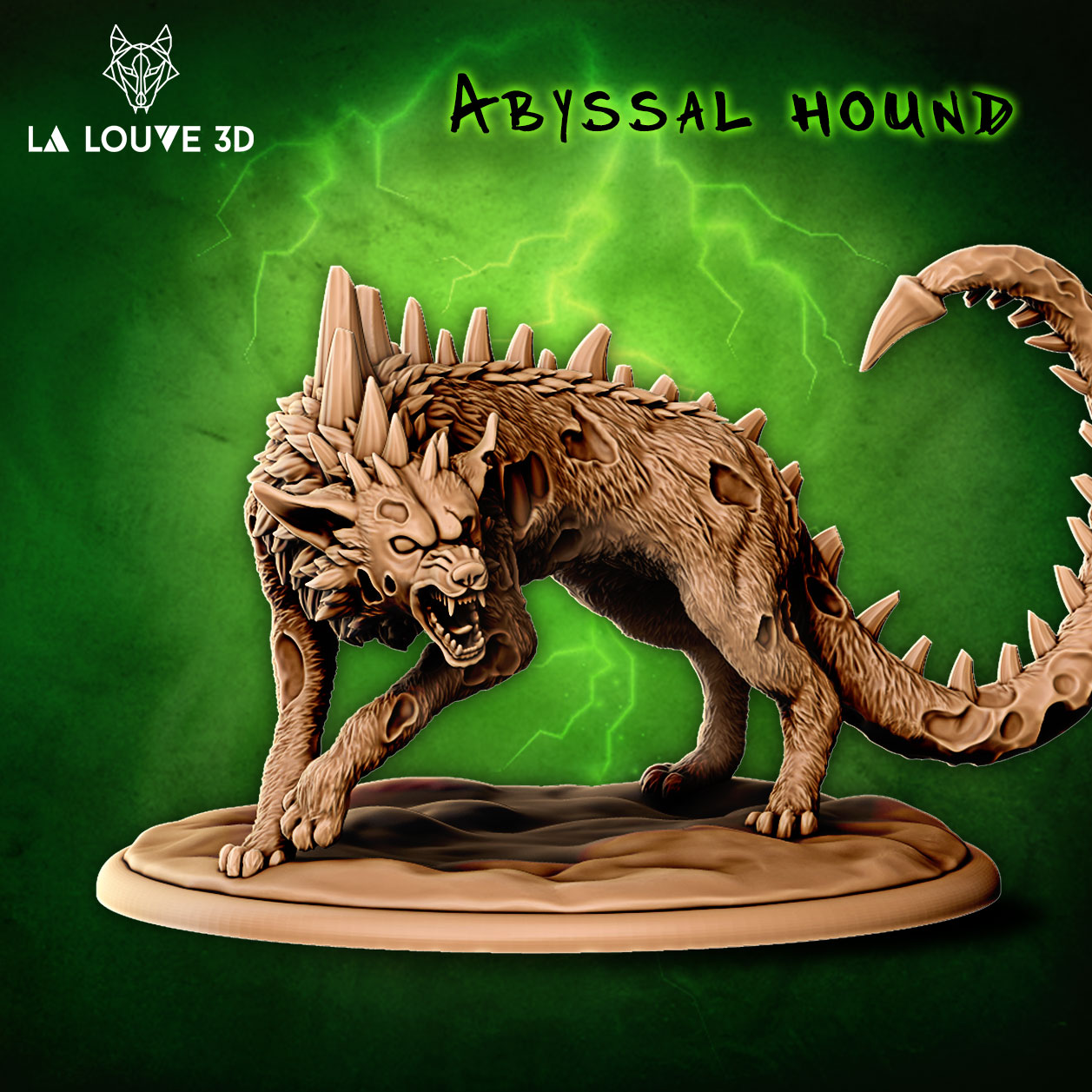 La Louve - Dangerous Monsters #2 - Hell Hound - DnD/TTRPG Figure/Miniature