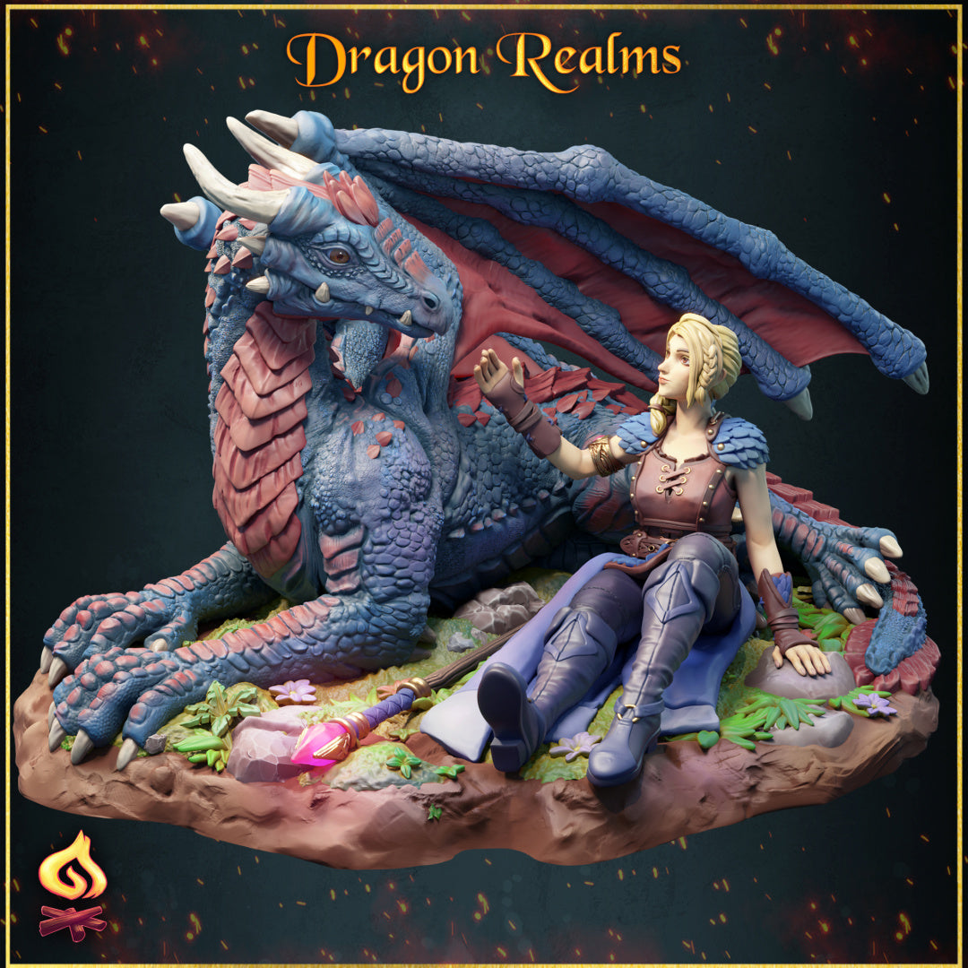 Safehold - Dragon Realms - Yara & Edoriak - 120mm Pin Up/Figure/Model/Diorama