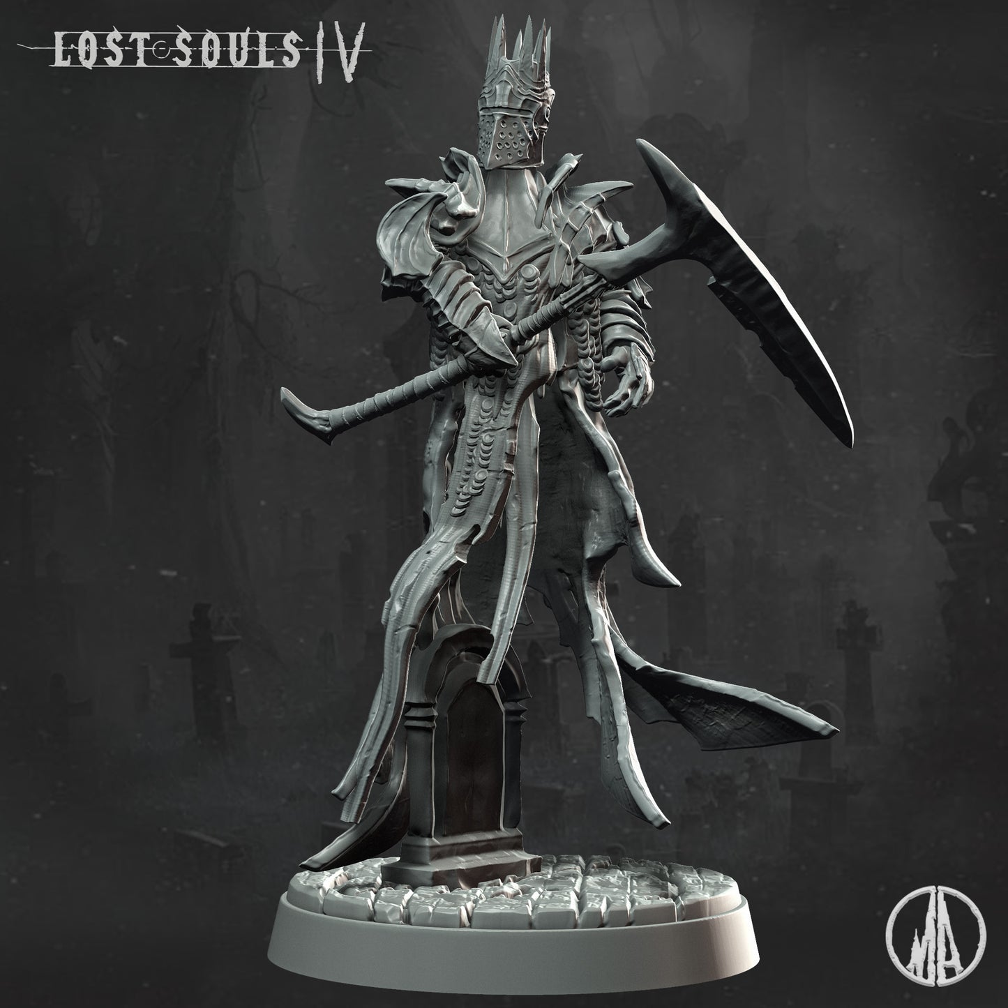 Monolith Arts - Lost Souls IV - Restless Soul #1 - DnD/TTRPG Figure/Miniature
