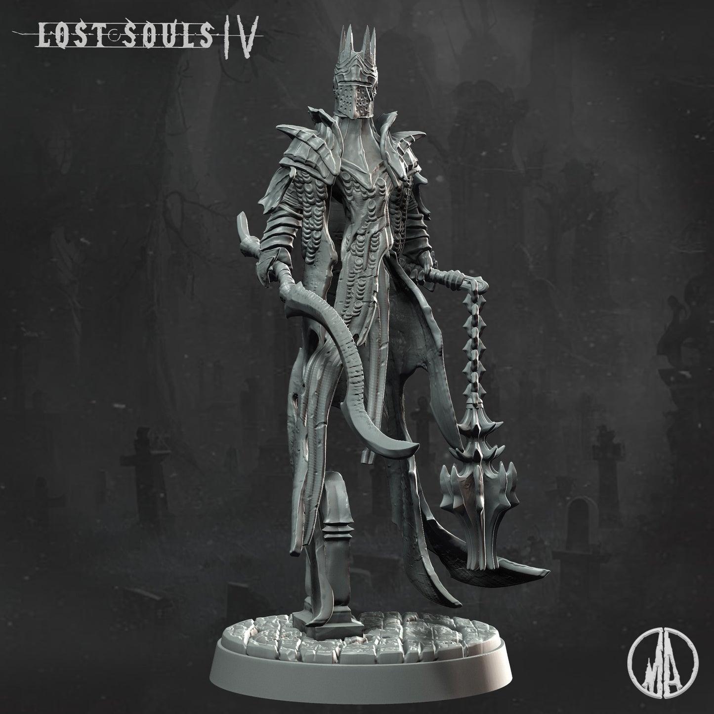 Monolith Arts - Lost Souls IV - Restless Soul #2 - DnD/TTRPG Figure/Miniature