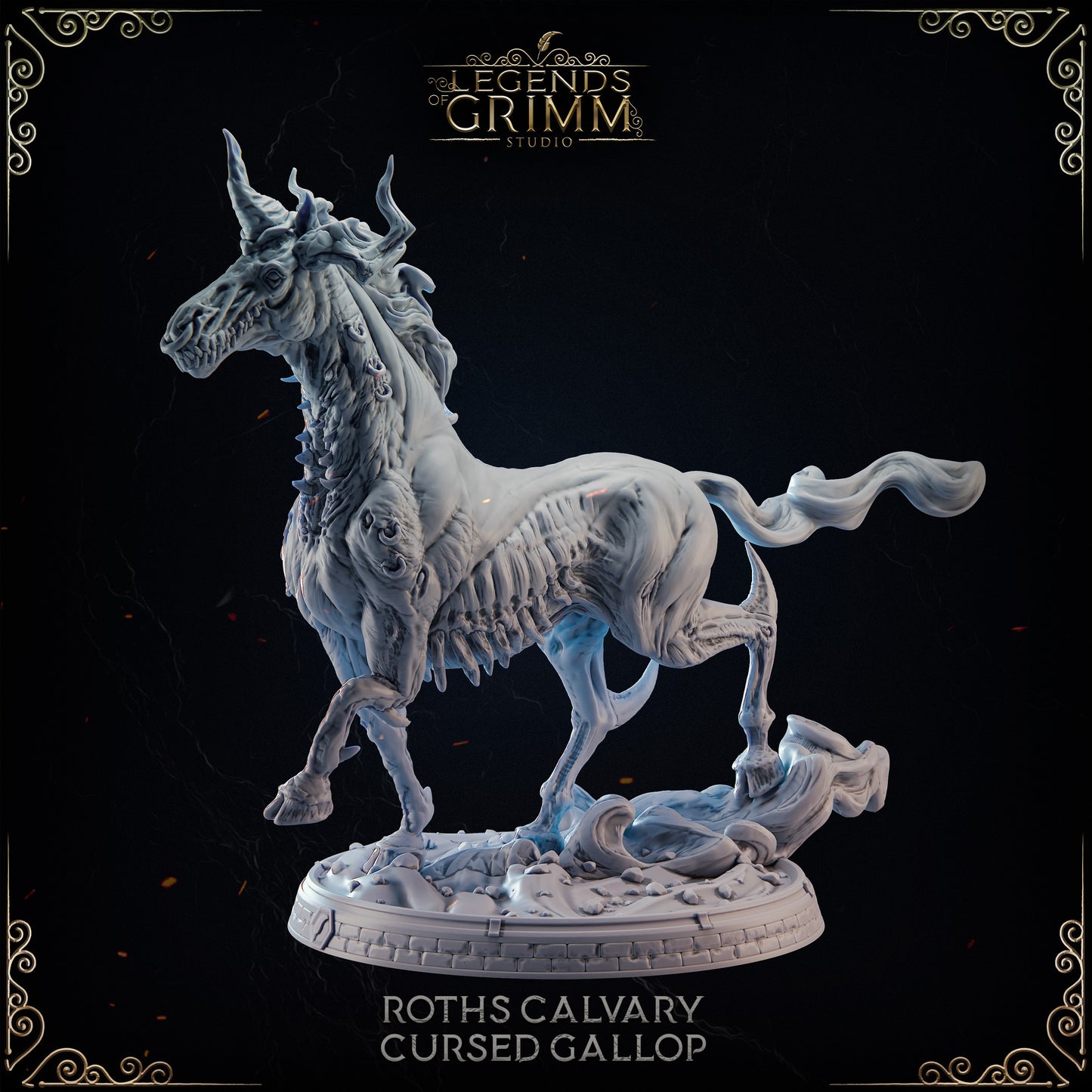 Grimm Legends - Spectral Lair - Nightmare 2 - DnD/TTRPG Figure/Miniature