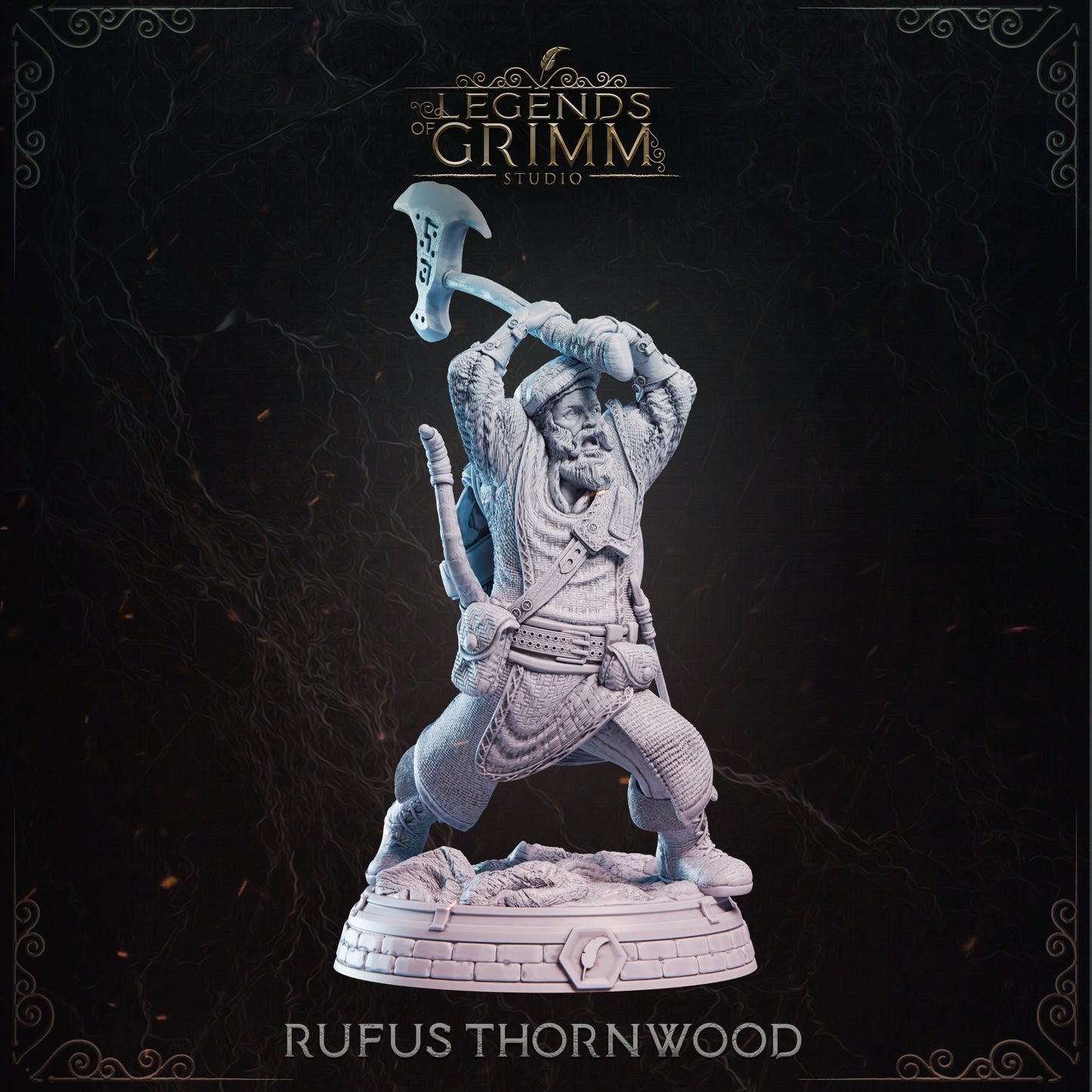Grimm Legends - Heros - Rufus Thornwood - DnD/TTRPG Figure/Miniature