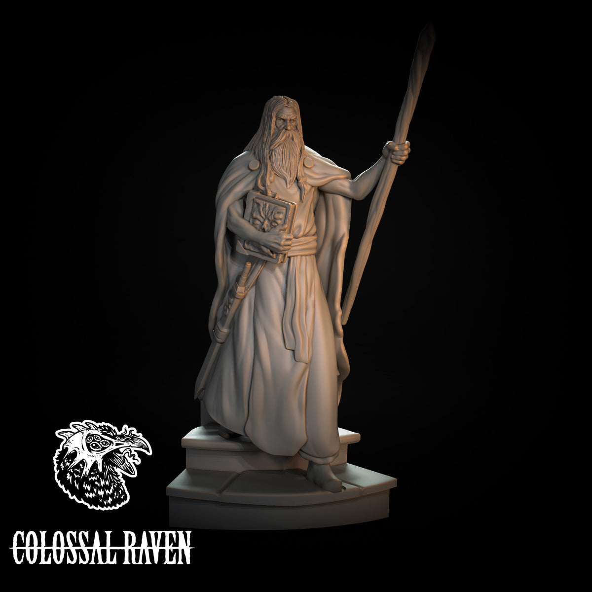 Colossal Raven - Archmage - DnD/Pathfinder/TTRPG Figure