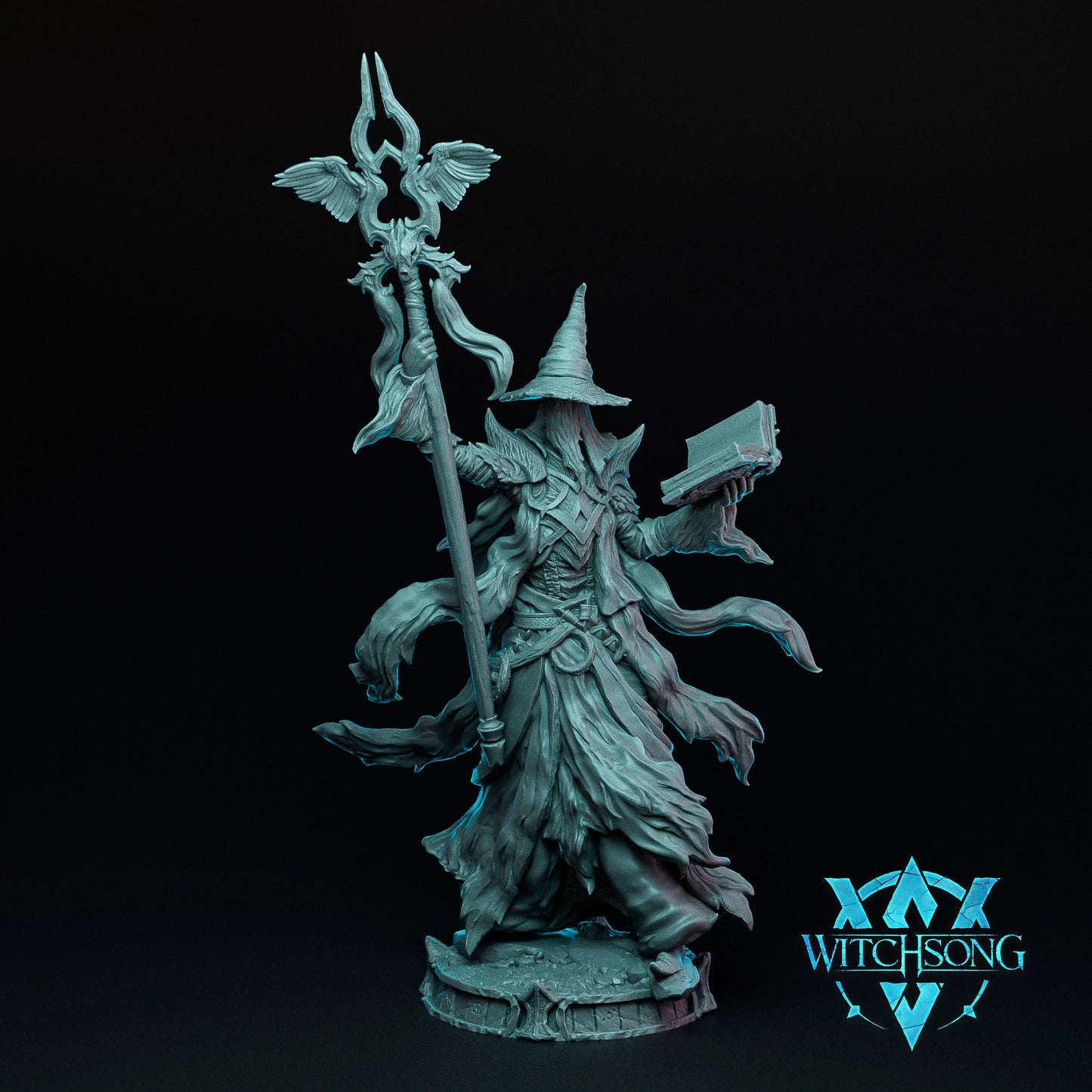 Witchsong Miniatures - Faceless Scholar - Helios3DPrinting