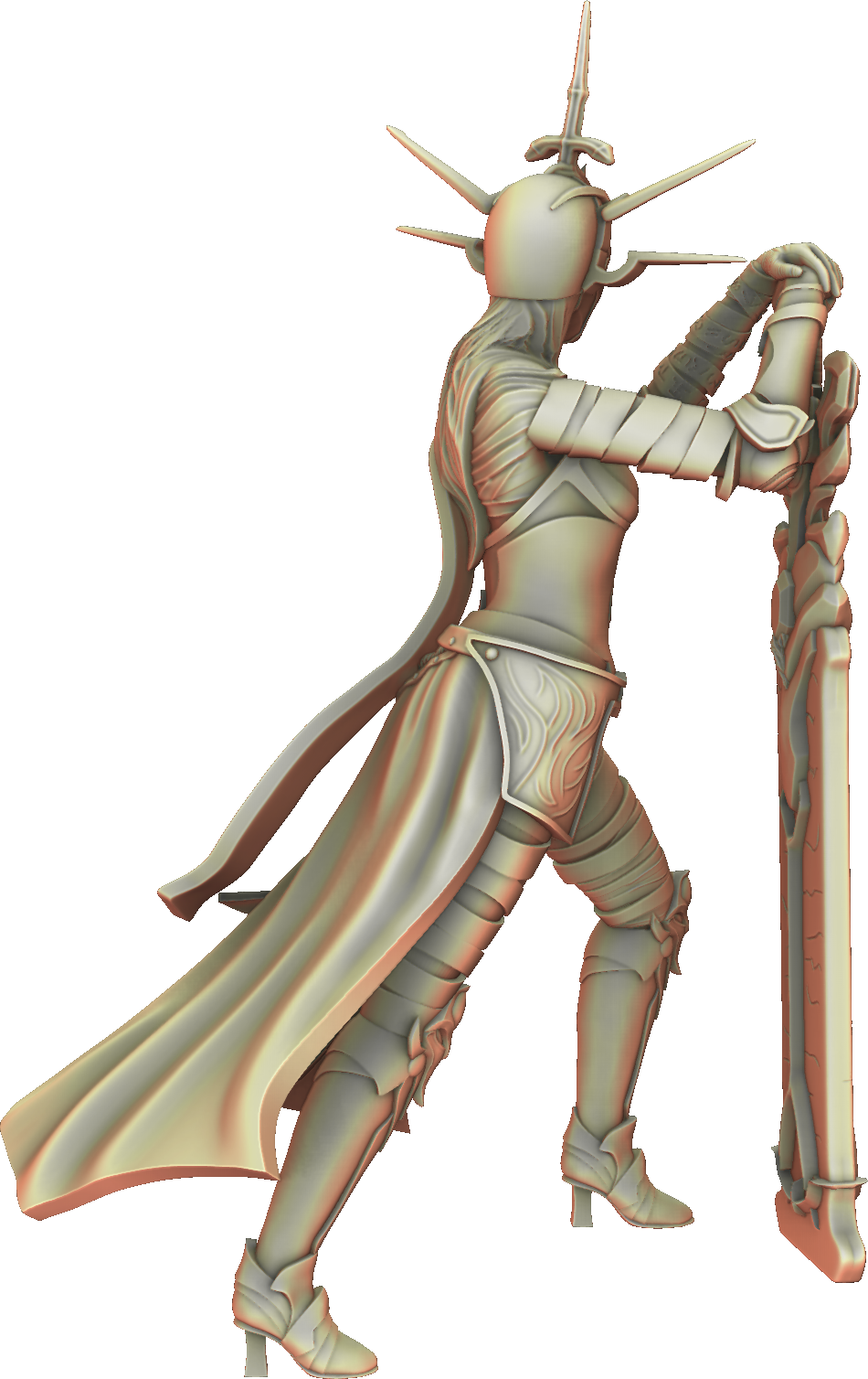 Valkyrie Legend - Kaela Vexis - 75mm Pin Up/Figure/Model/Diorama