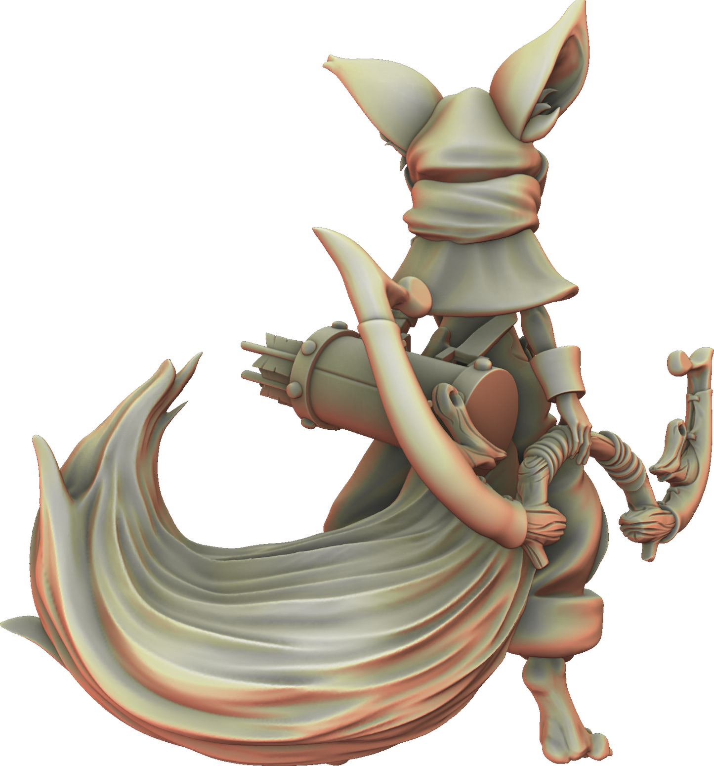 Valkyrie Legend - Cassia Fangs - 75mm Pin Up/Figure/Model/Diorama