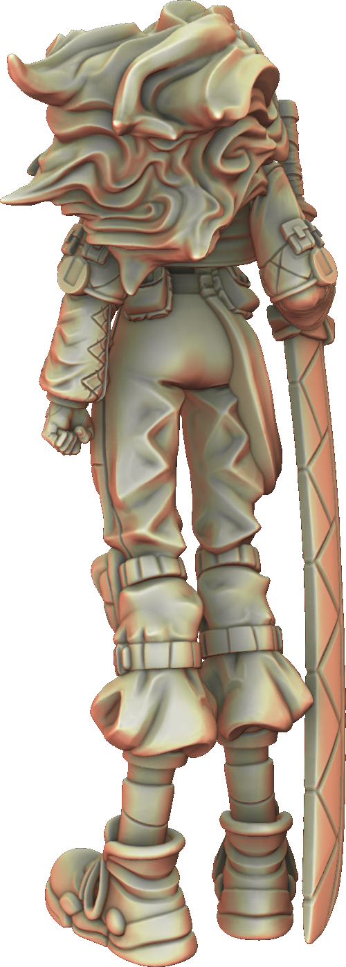 Valkyrie Legend - Nova Starlight - 75mm Pin Up/Figure/Model/Diorama