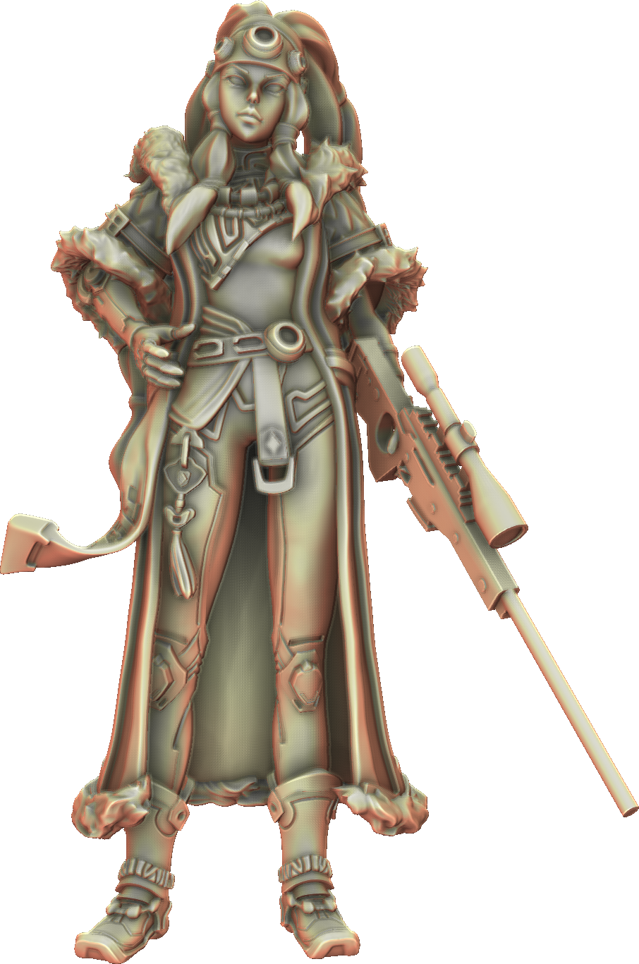 Valkyrie Legend - Raver Lockstrike - 75mm Pin Up/Figure/Model/Diorama