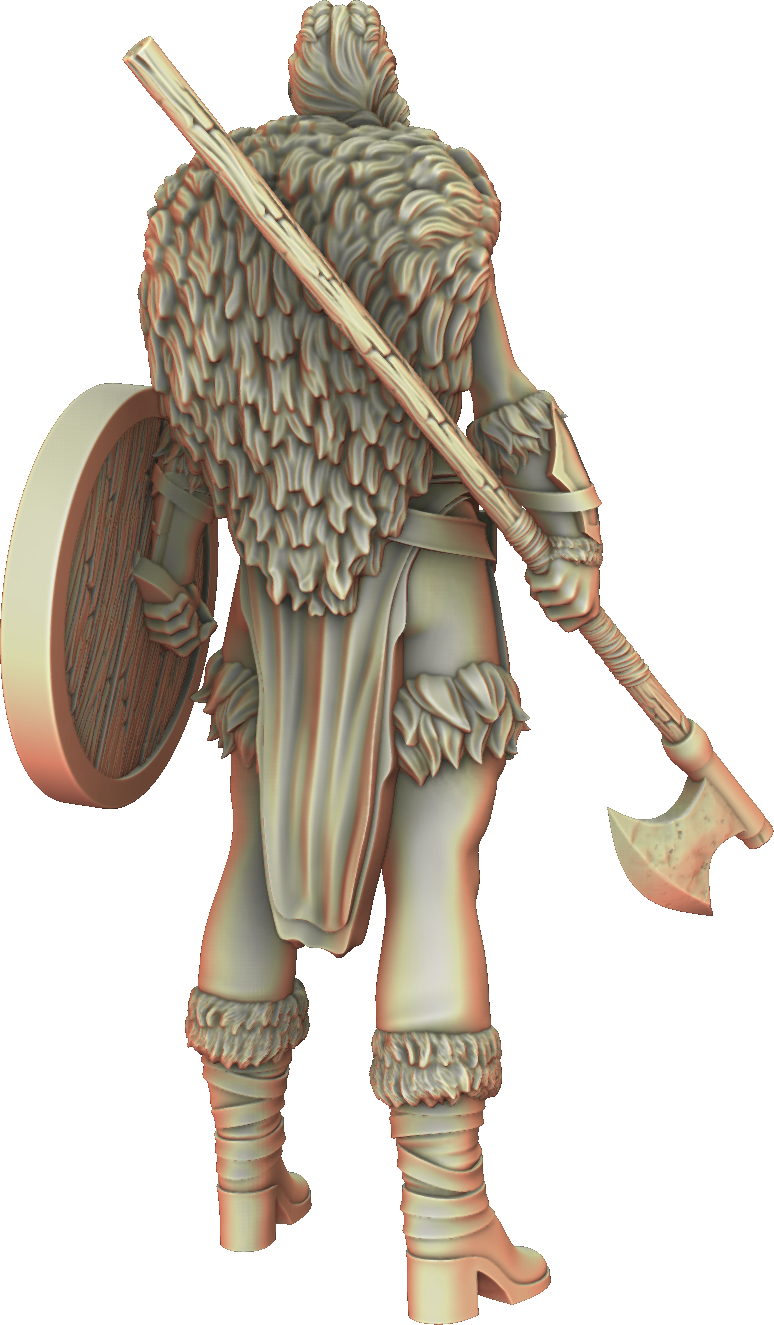 Valkyrie Legend - Astrid Ironwolf - 75mm Pin Up/Figure/Model/Diorama