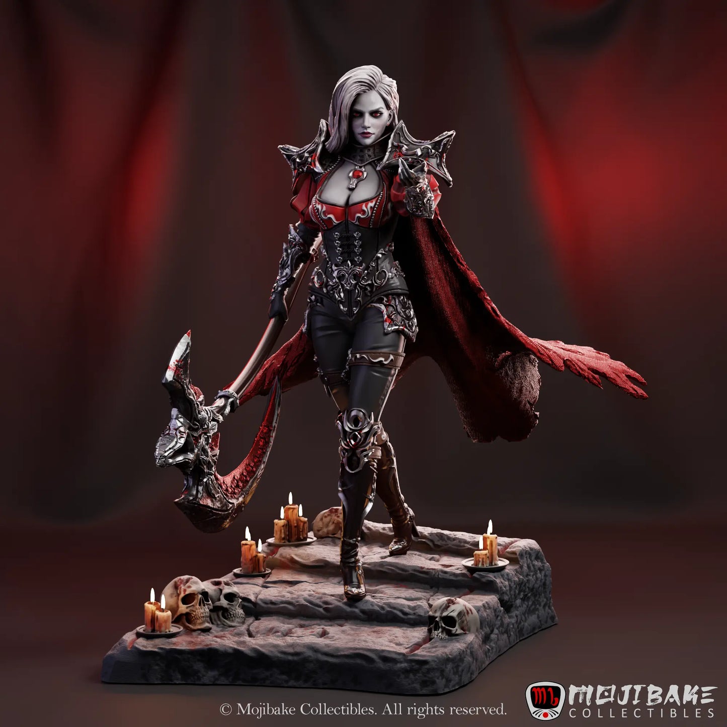Alessandro Di Cesare - Legends of Aetheron - Selene Nightshade - 75/120mm Pin Up/Figure/Model/Diorama - Helios3DPrinting