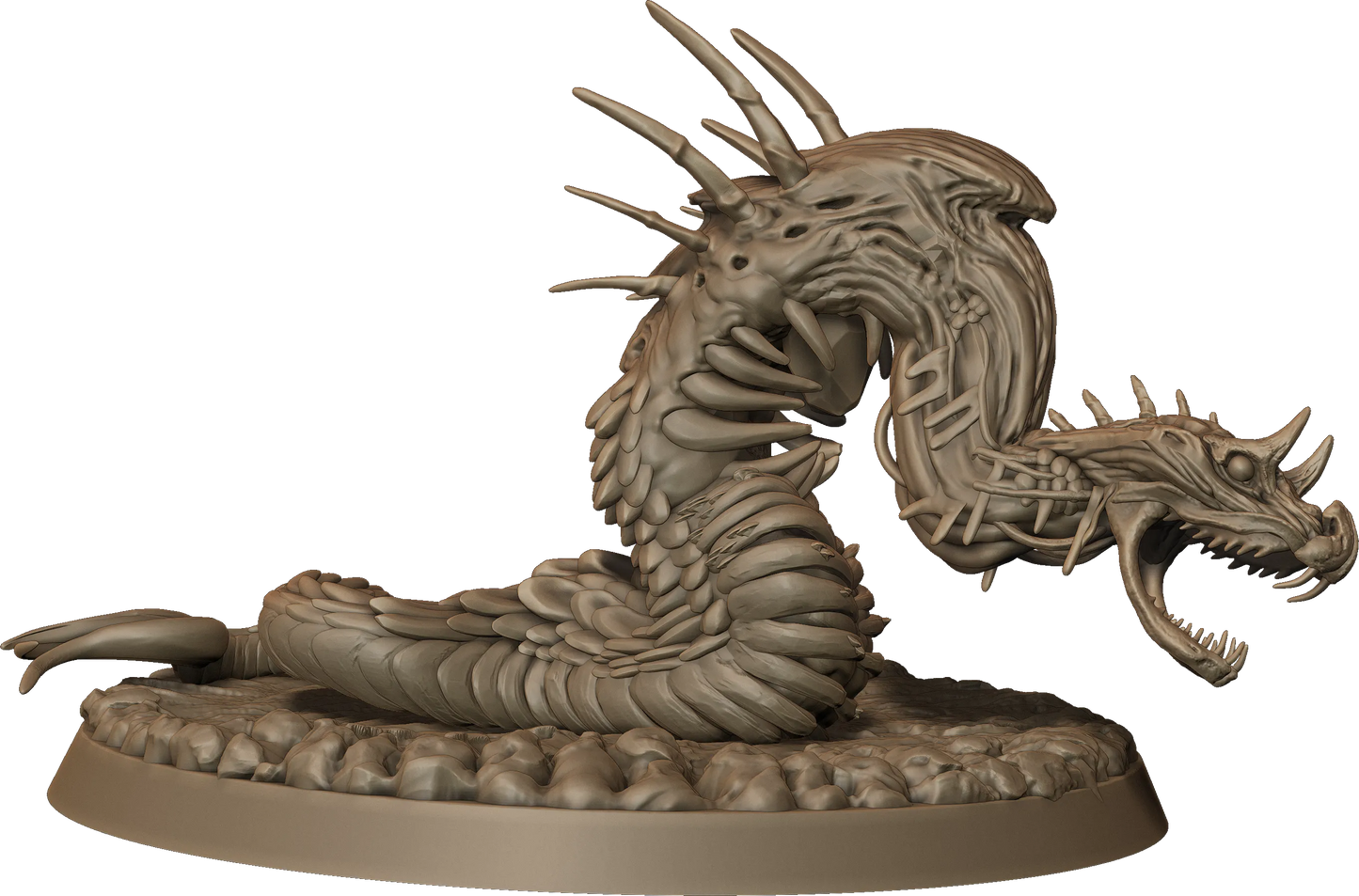 Monolith Arts - Whispering Forest II - Giant Snake #1 - DnD/TTRPG Figure/Miniature