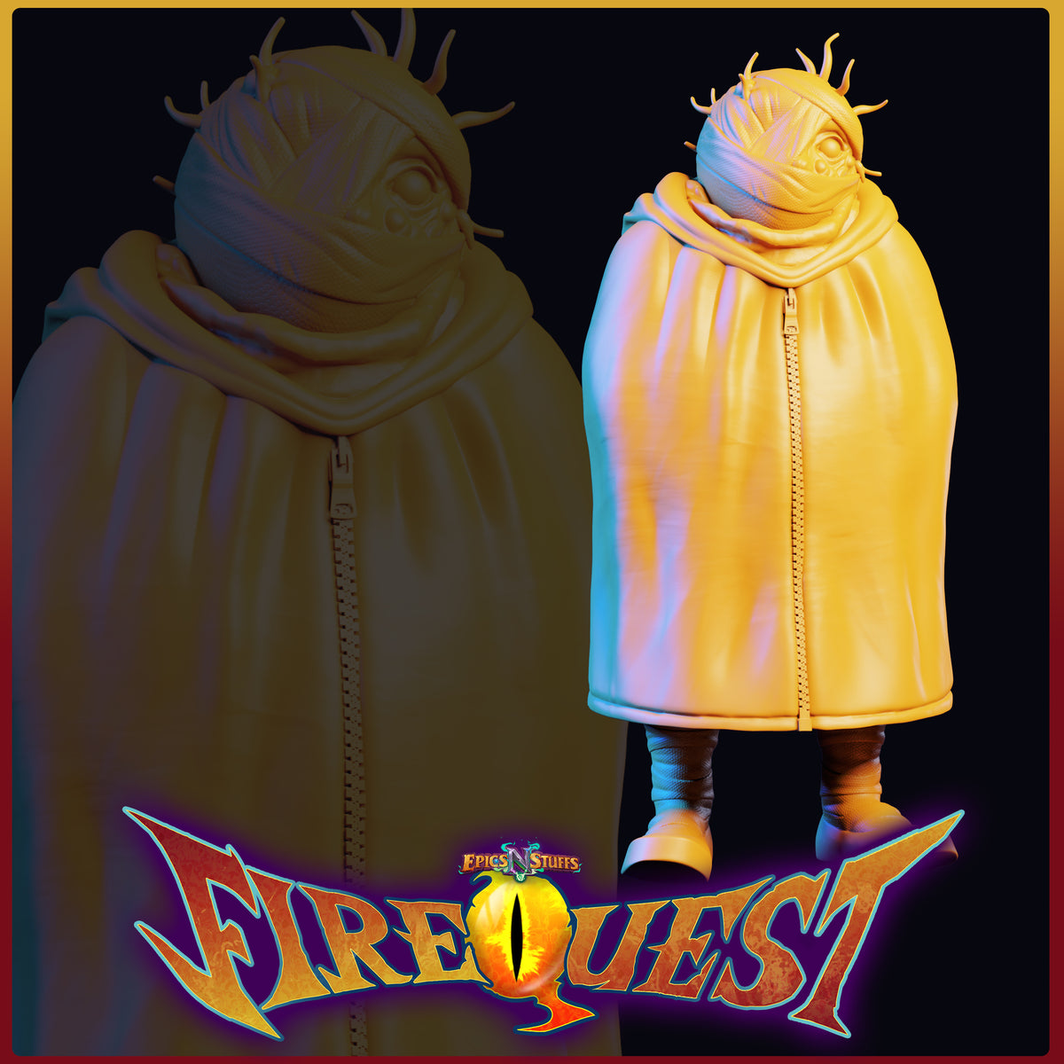 Lance Wilkinson - Fire Quest - Shady Character #2 - 32/95mm DnD/TTRPG Figure/Miniature