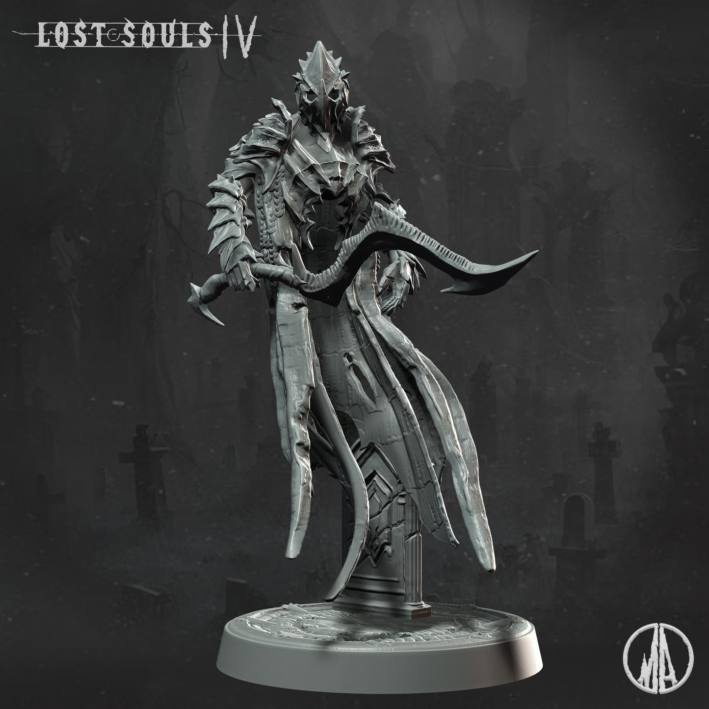 Monolith Arts - Lost Souls IV - Silent Phantom #1 - DnD/TTRPG Figure/Miniature