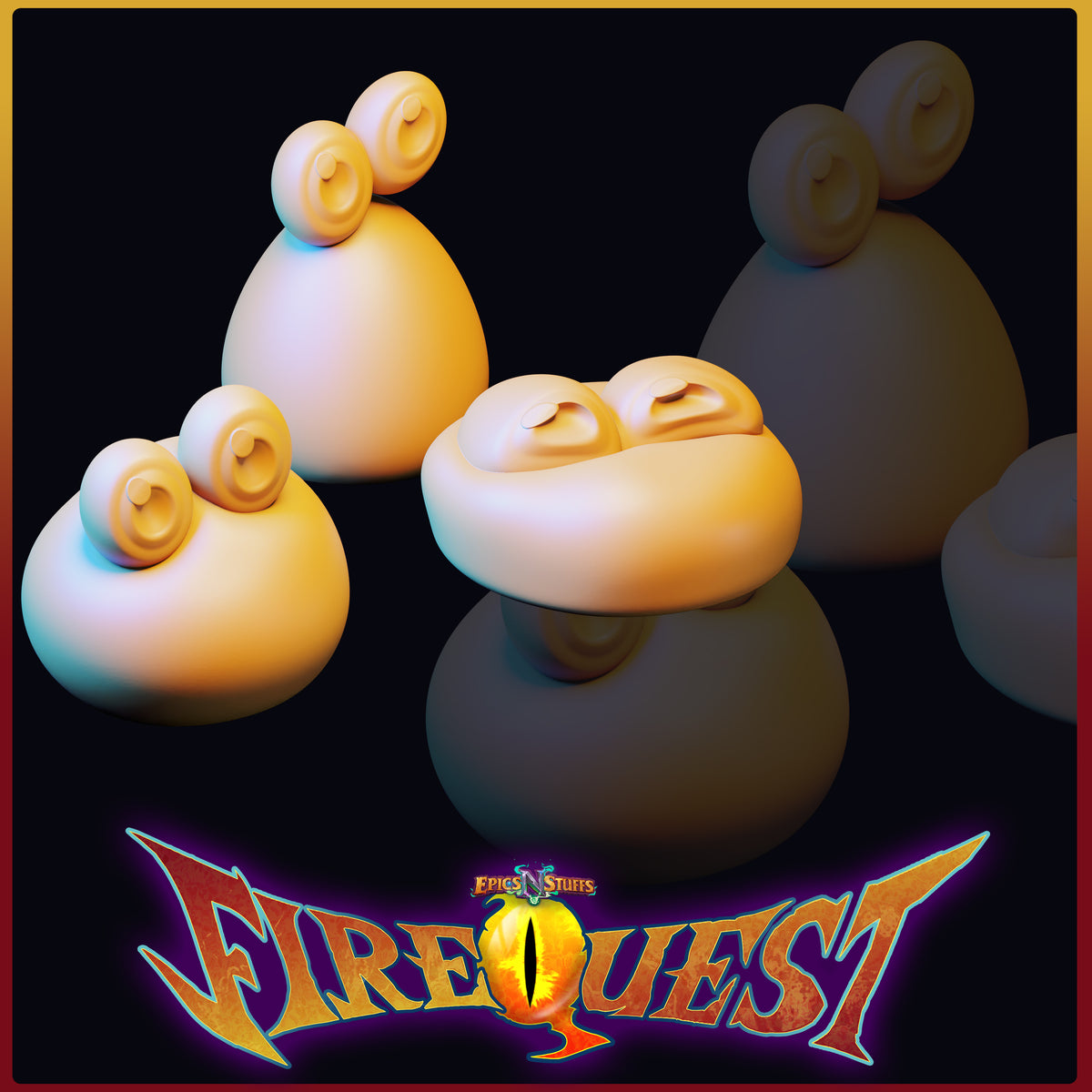 Lance Wilkinson - Fire Quest - Slime Trio - DnD/TTRPG Figure/Miniature
