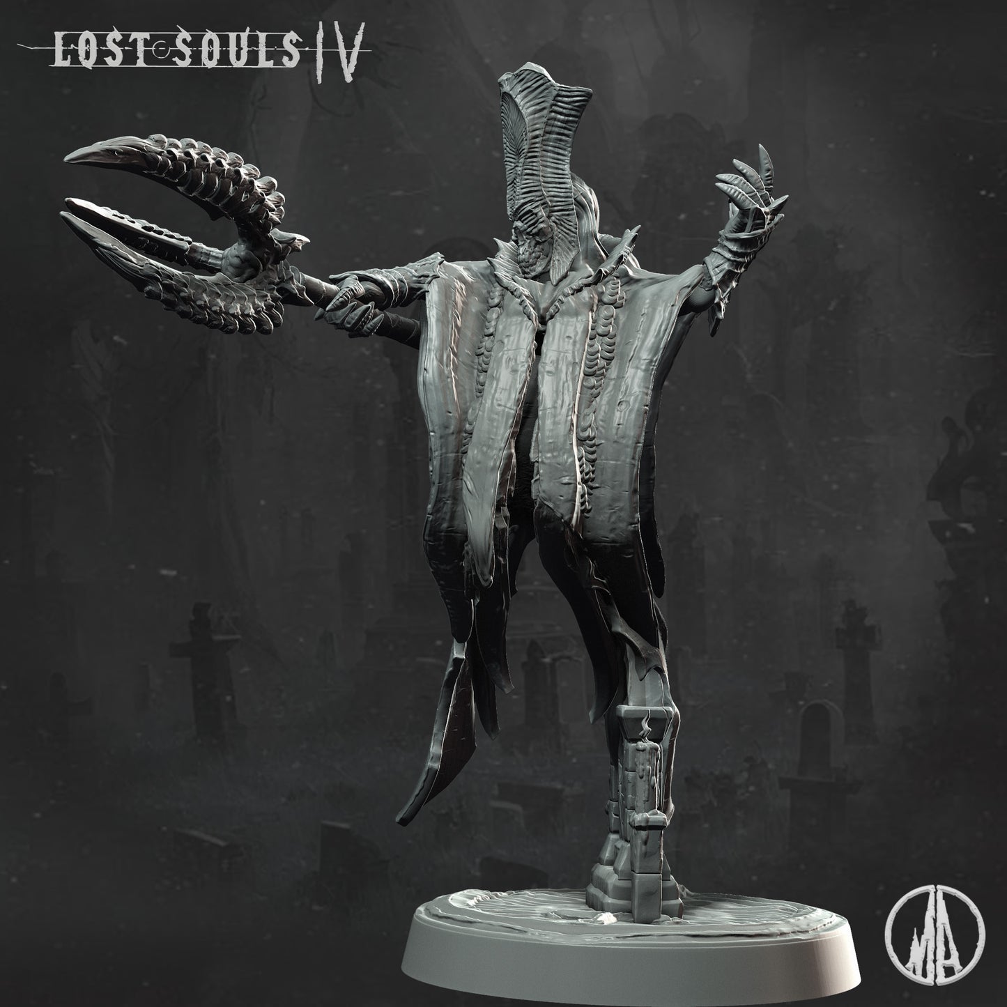 Monolith Arts - Lost Souls IV - Sorrowful Wail #2 - DnD/TTRPG Figure/Miniature