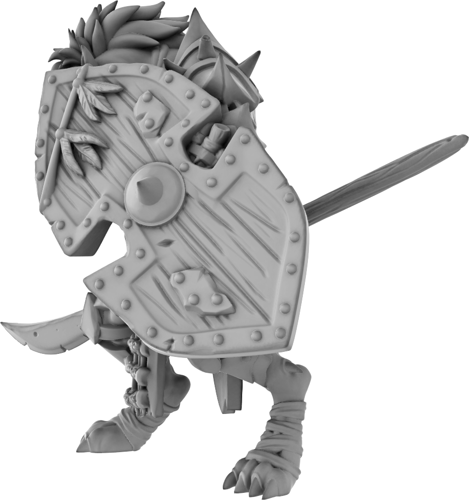 Brayan Nafarrate - Gnoll Spear #1 - DnD/TTRPG Figure/Miniature