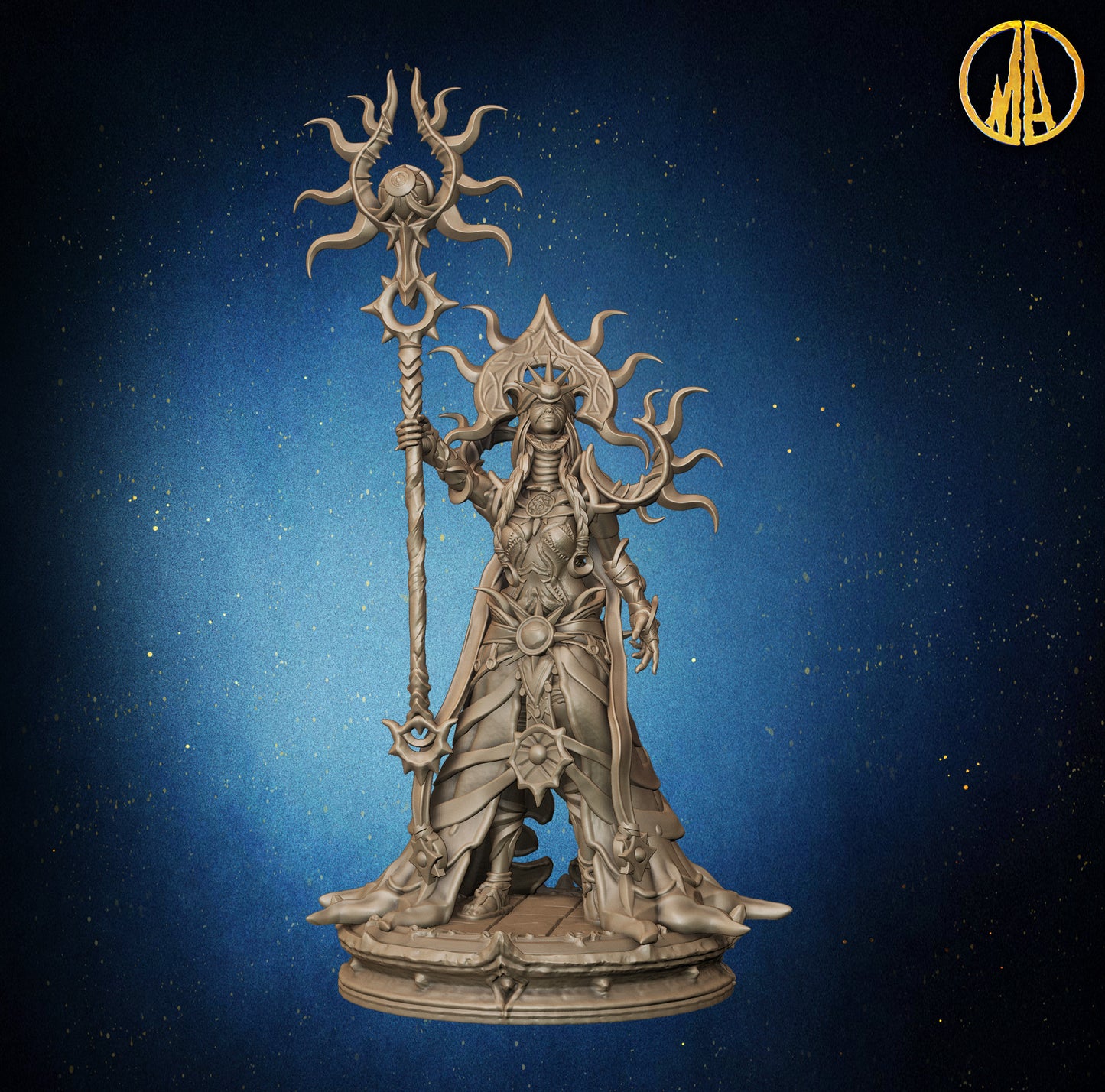 Monolith Arts - Whispering Forest - Sun Priestess #2 - DnD/TTRPG Figure/Miniature