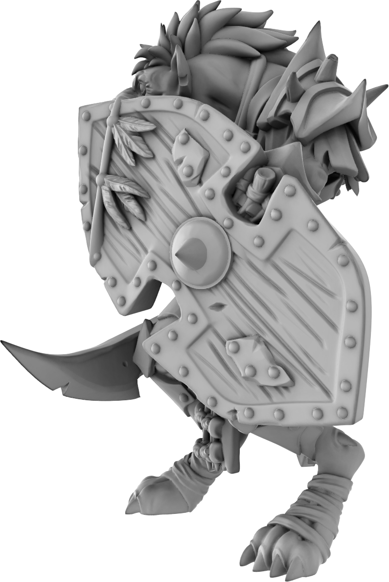 Brayan Nafarrate - Gnoll Sword #1 - DnD/TTRPG Figure/Miniature