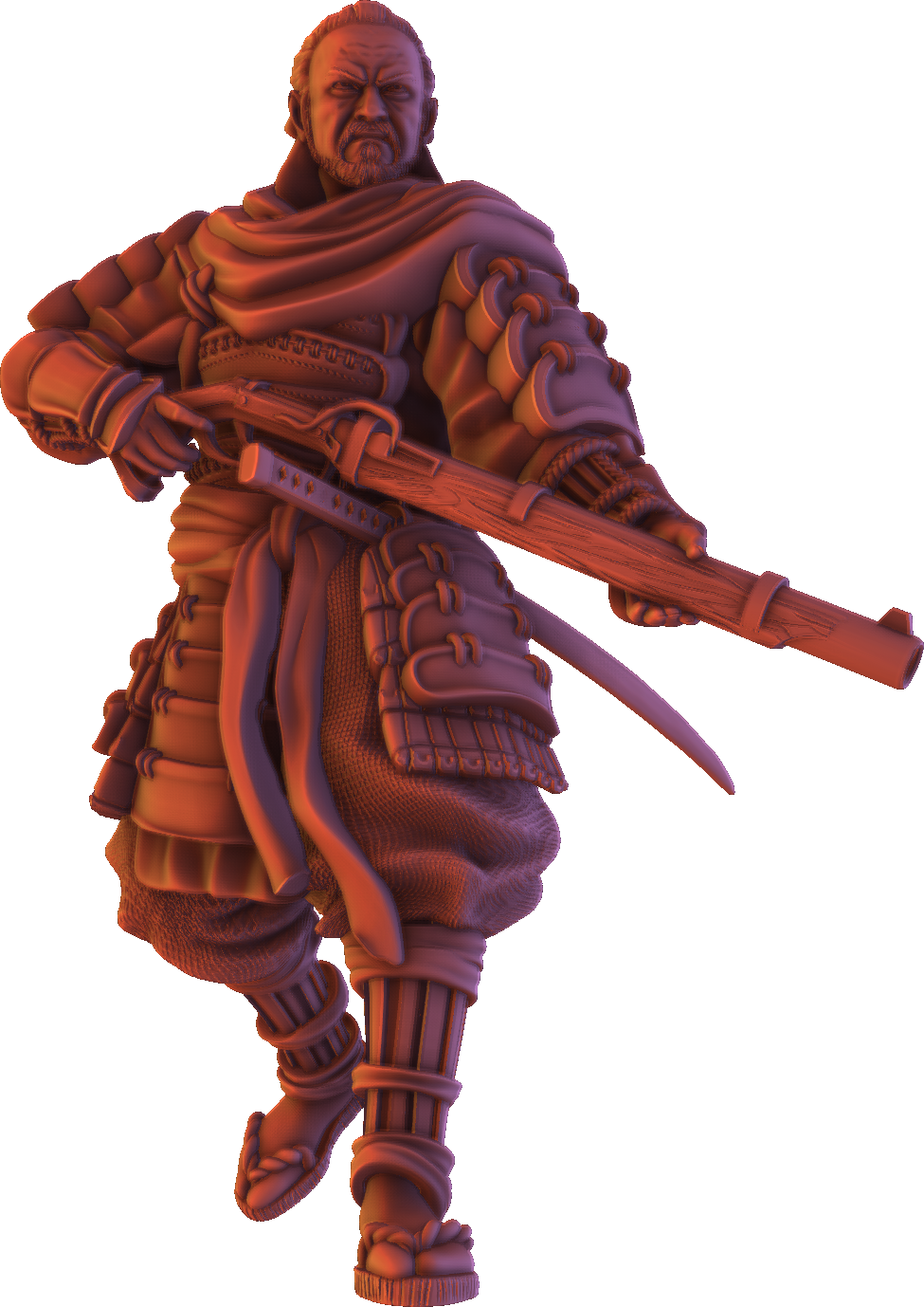 Forged Path - Tokugawa Bushido - Tanegashima - DnD/Pathfinder/TTRPG Figure