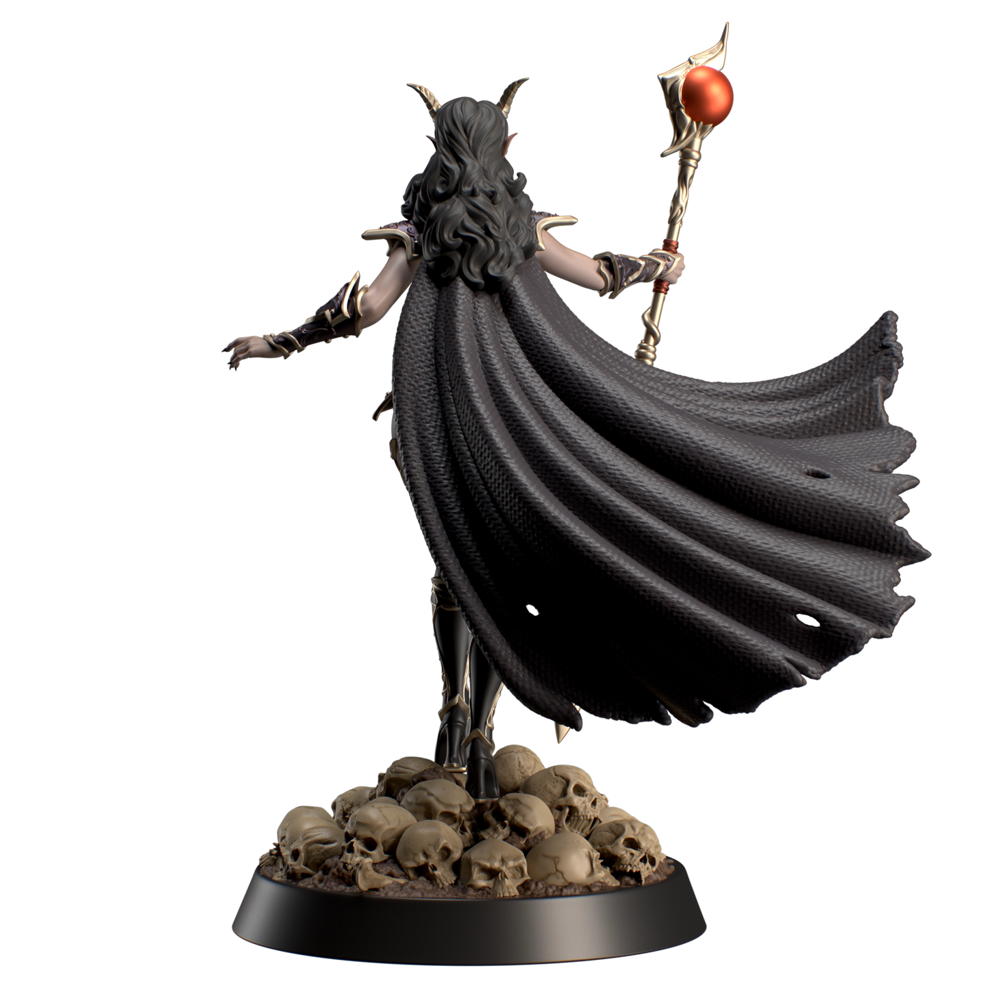 Mystic Makers - Dark Elf Elara - 75mm Pin Up/Figure/Model/Diorama