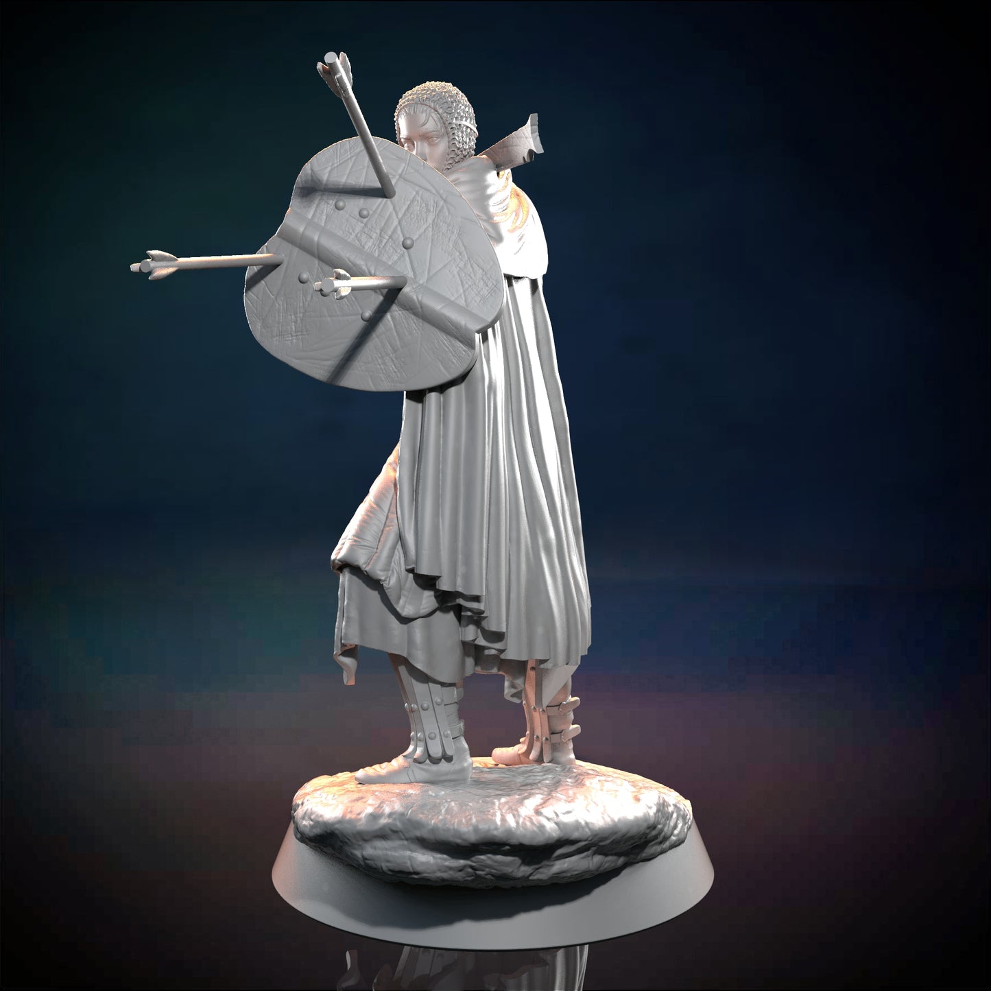 Chaotic Neutral Workshop - Knight - DnD/TTRPG Figure/Miniature