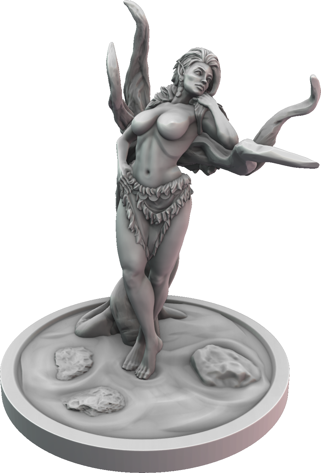 LeemanPrintables - Northern Elf - 75mm Pin Up/Figure/Model/Diorama